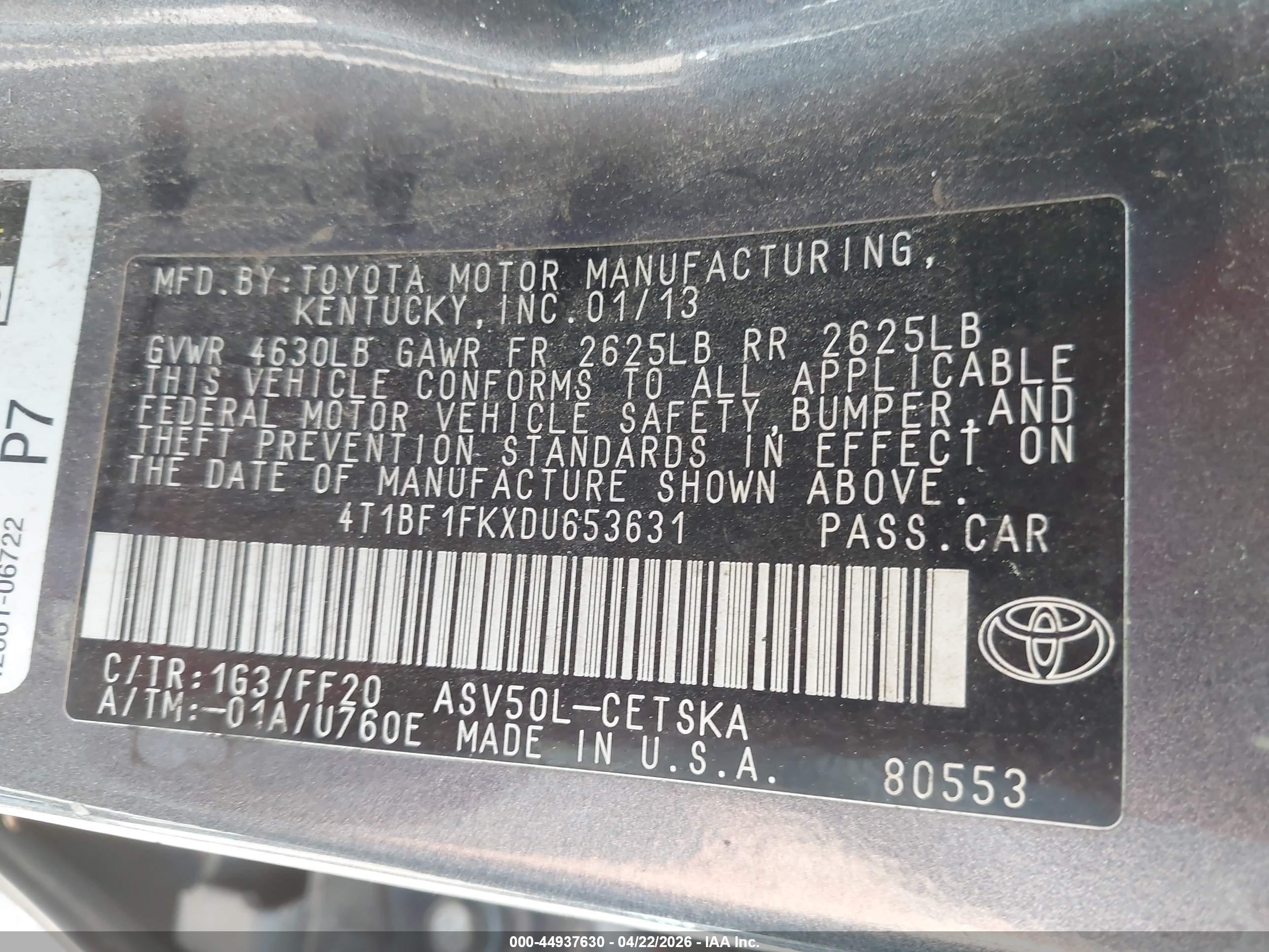 TOYOTA CAMRY image 9
