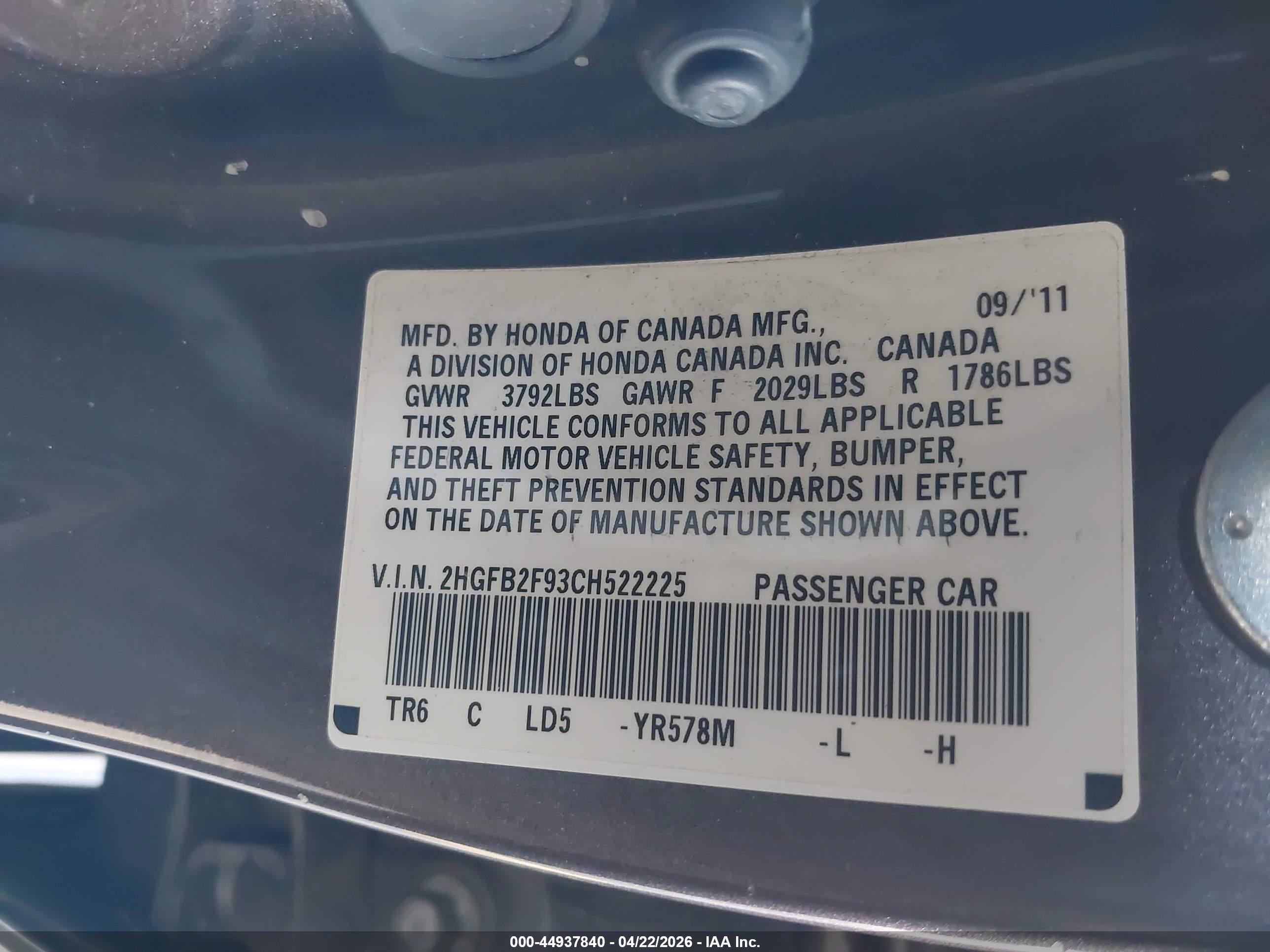HONDA CIVIC image 9