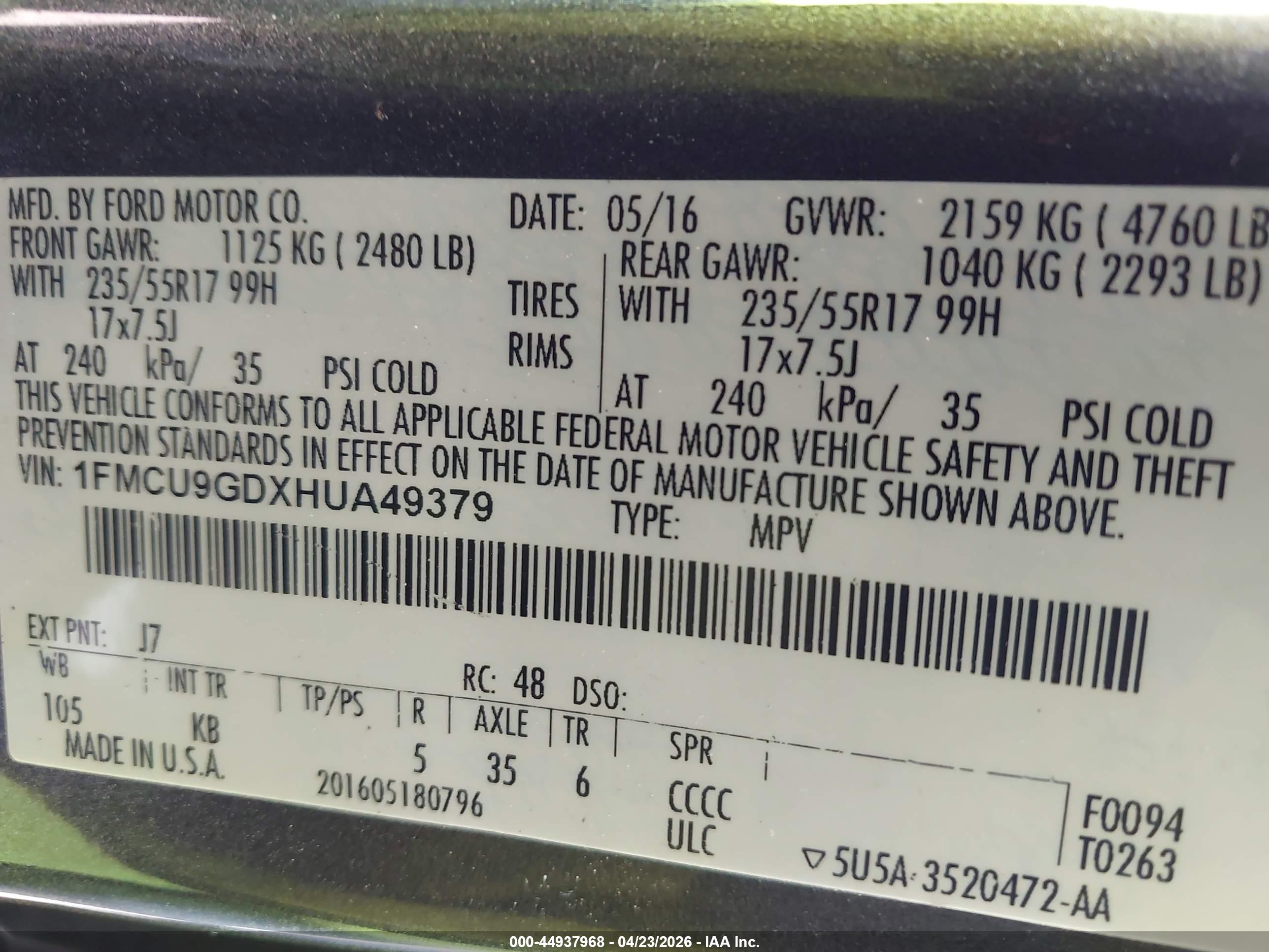 FORD ESCAPE image 9