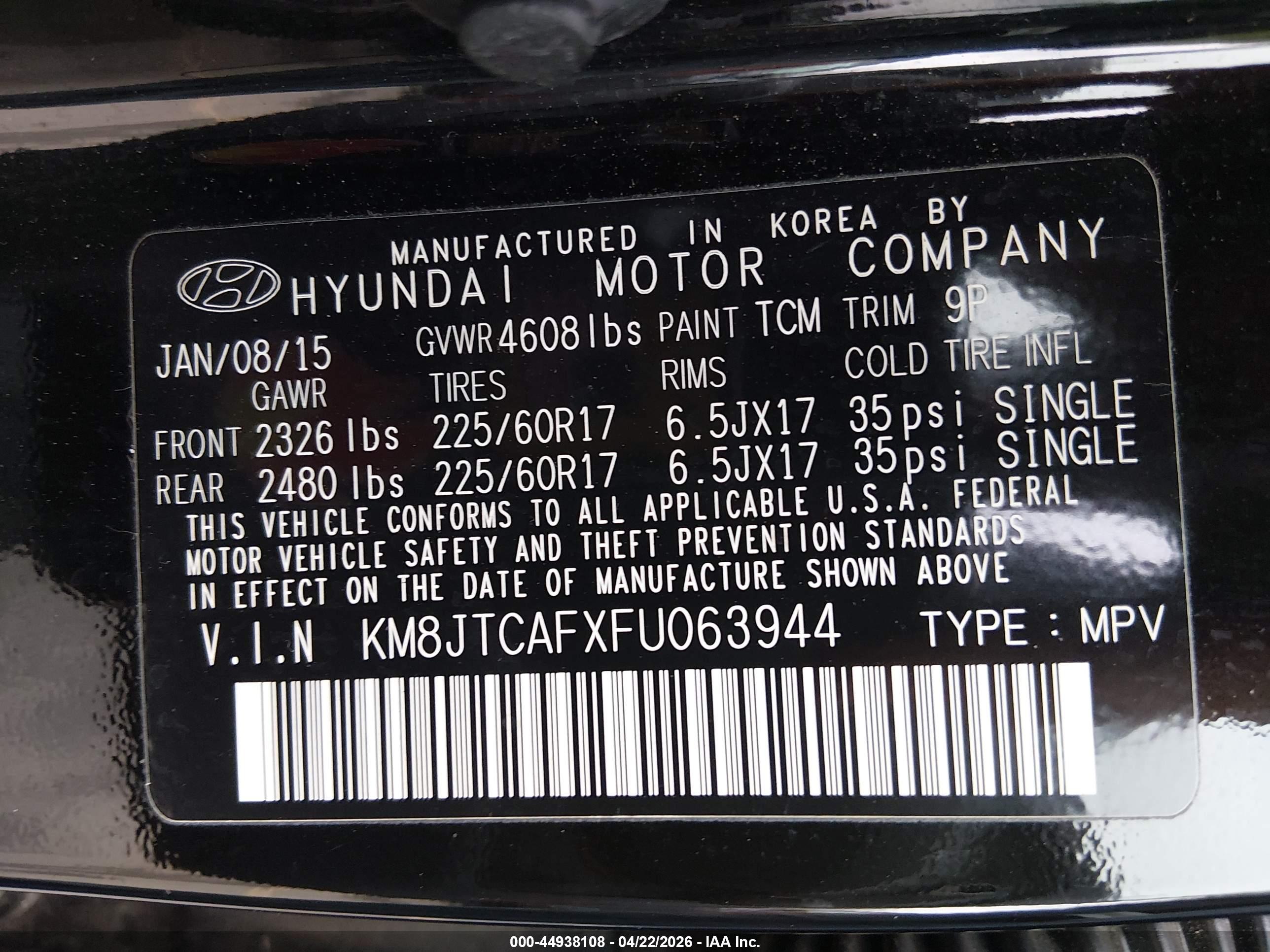 HYUNDAI TUCSON image 9