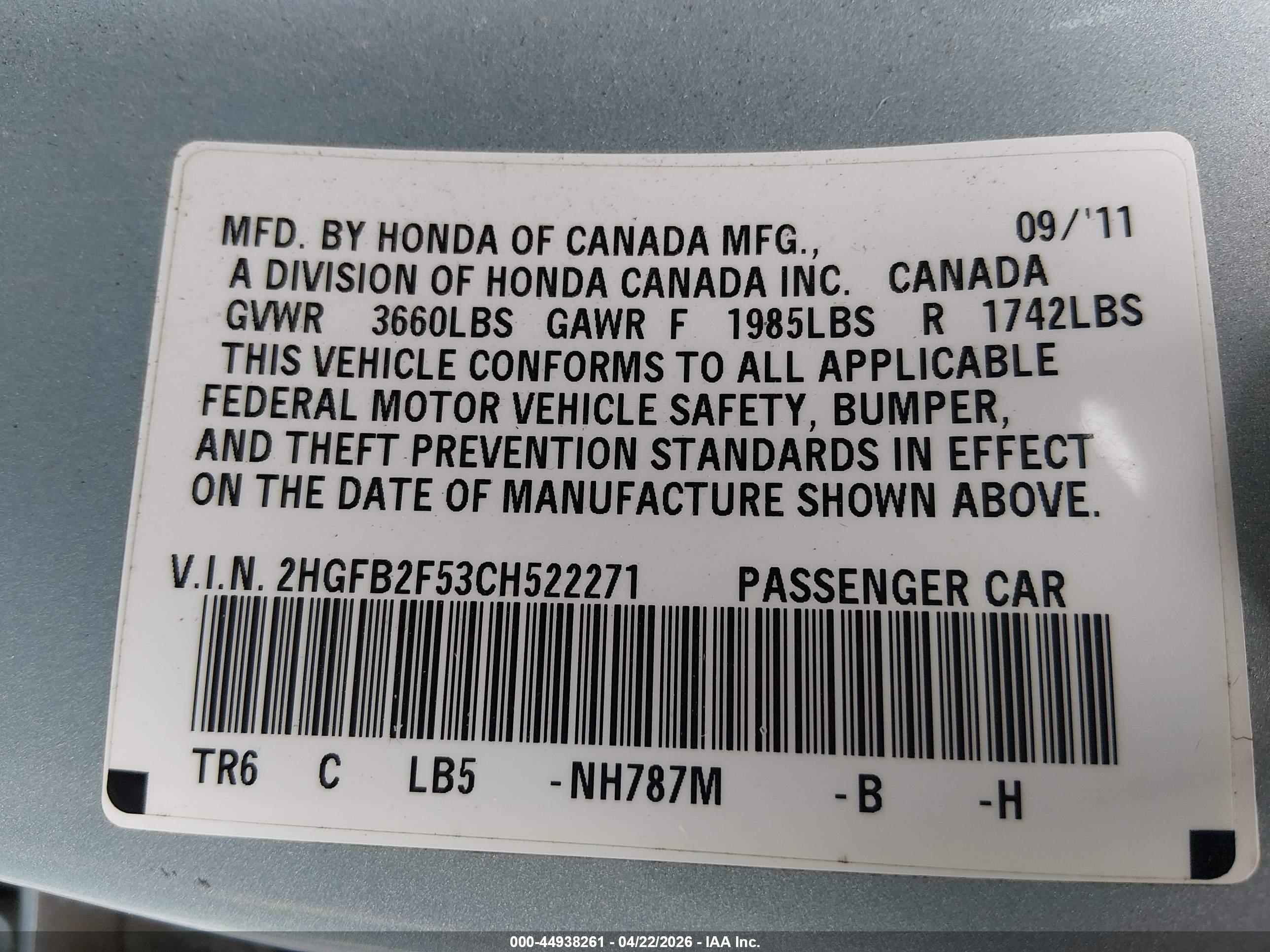 HONDA CIVIC image 9