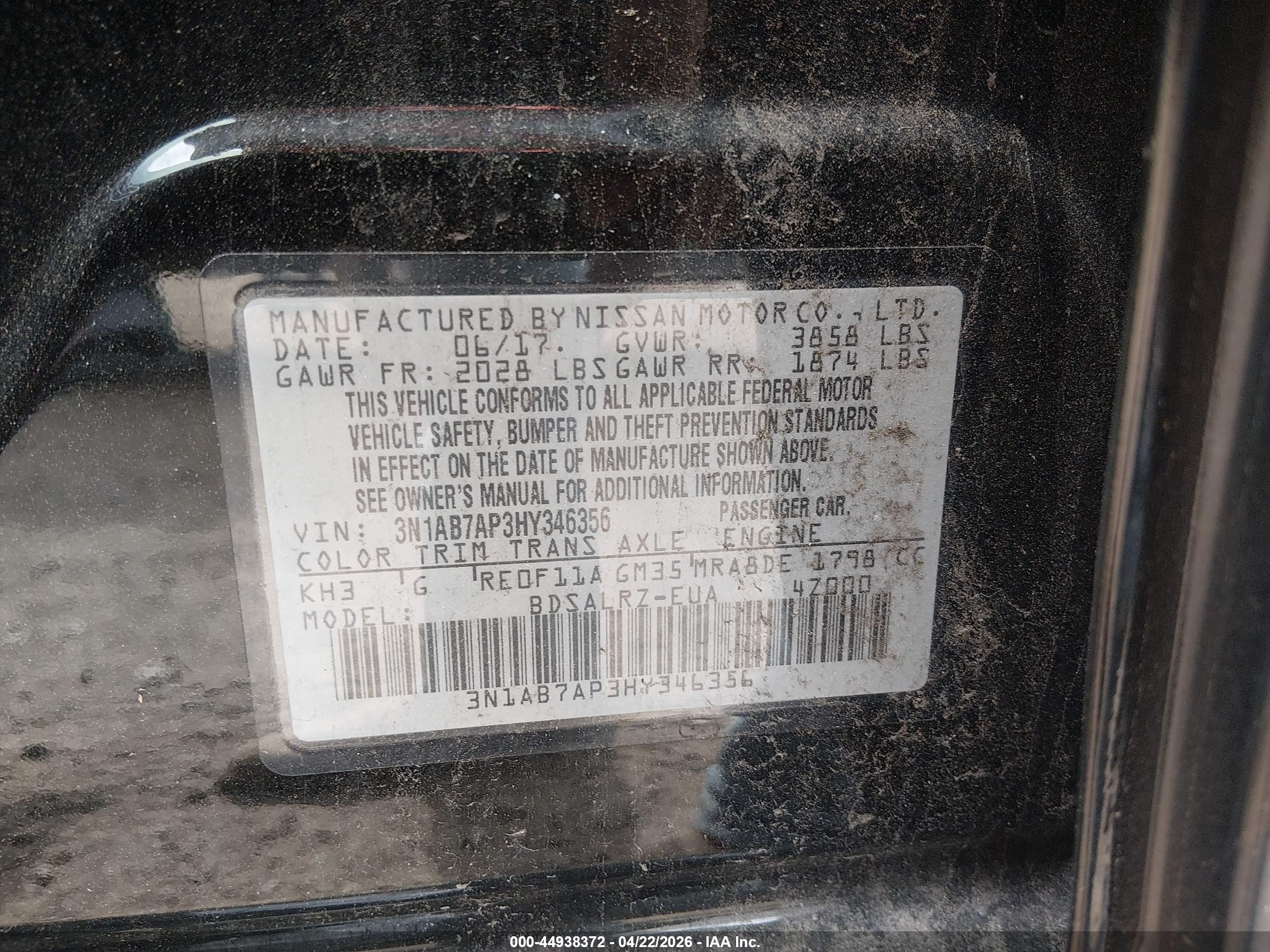 NISSAN SENTRA image 9