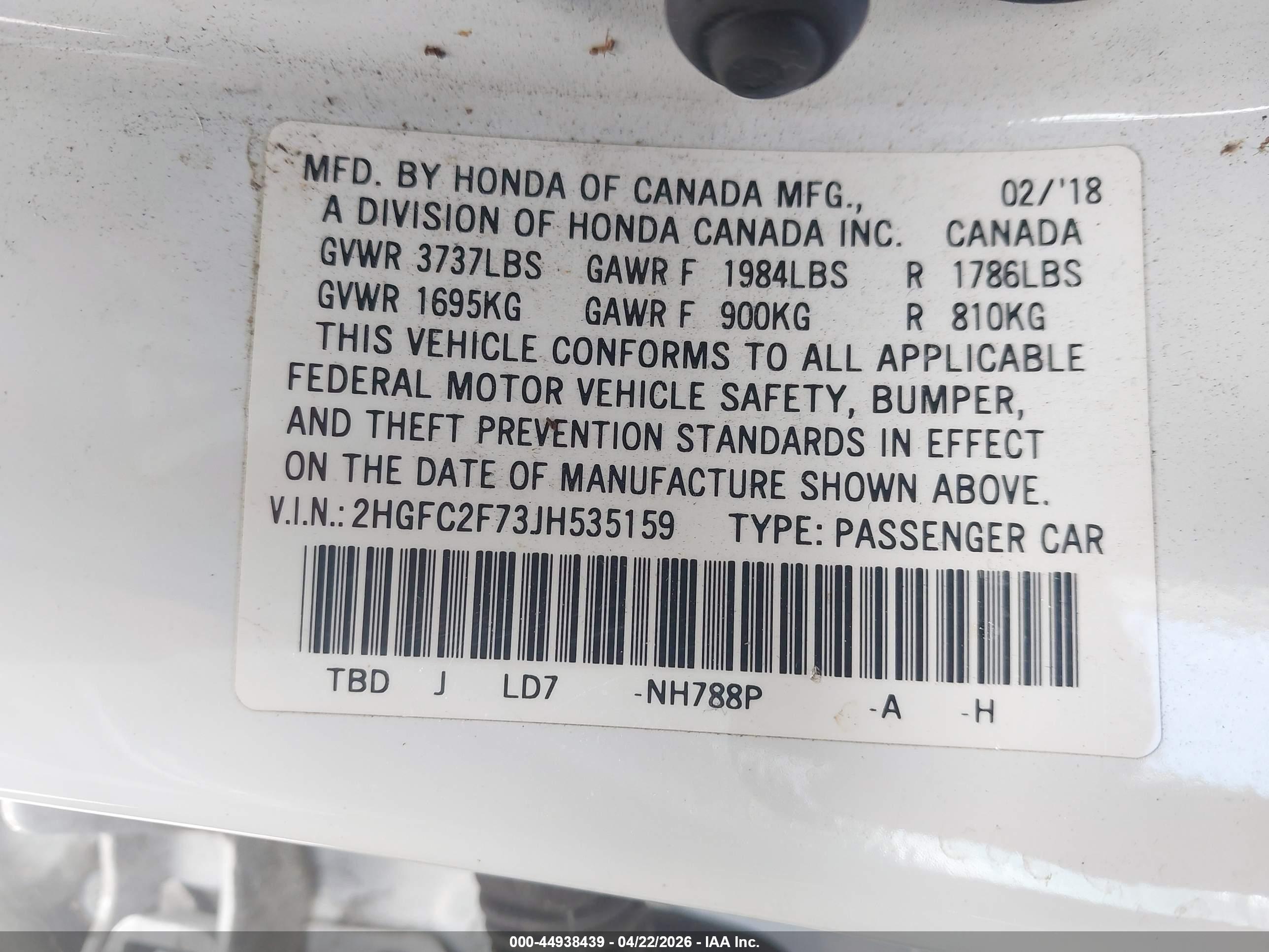 HONDA CIVIC image 9