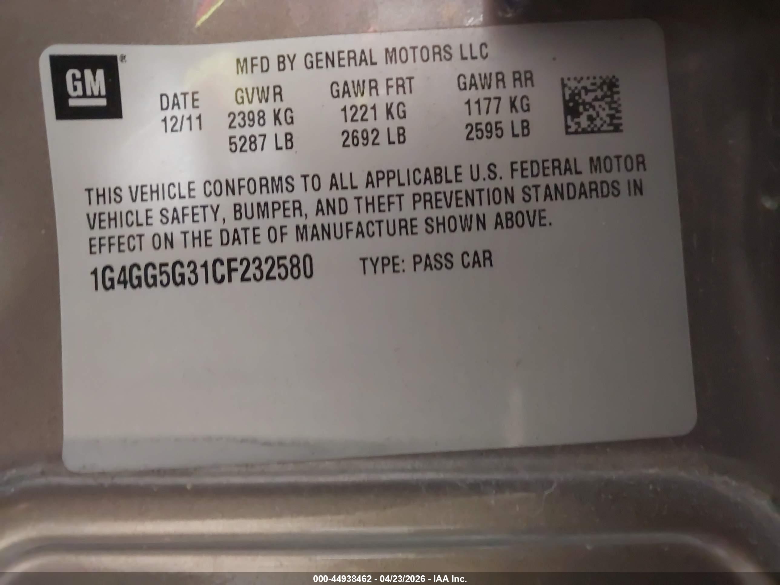 BUICK LACROSSE image 9