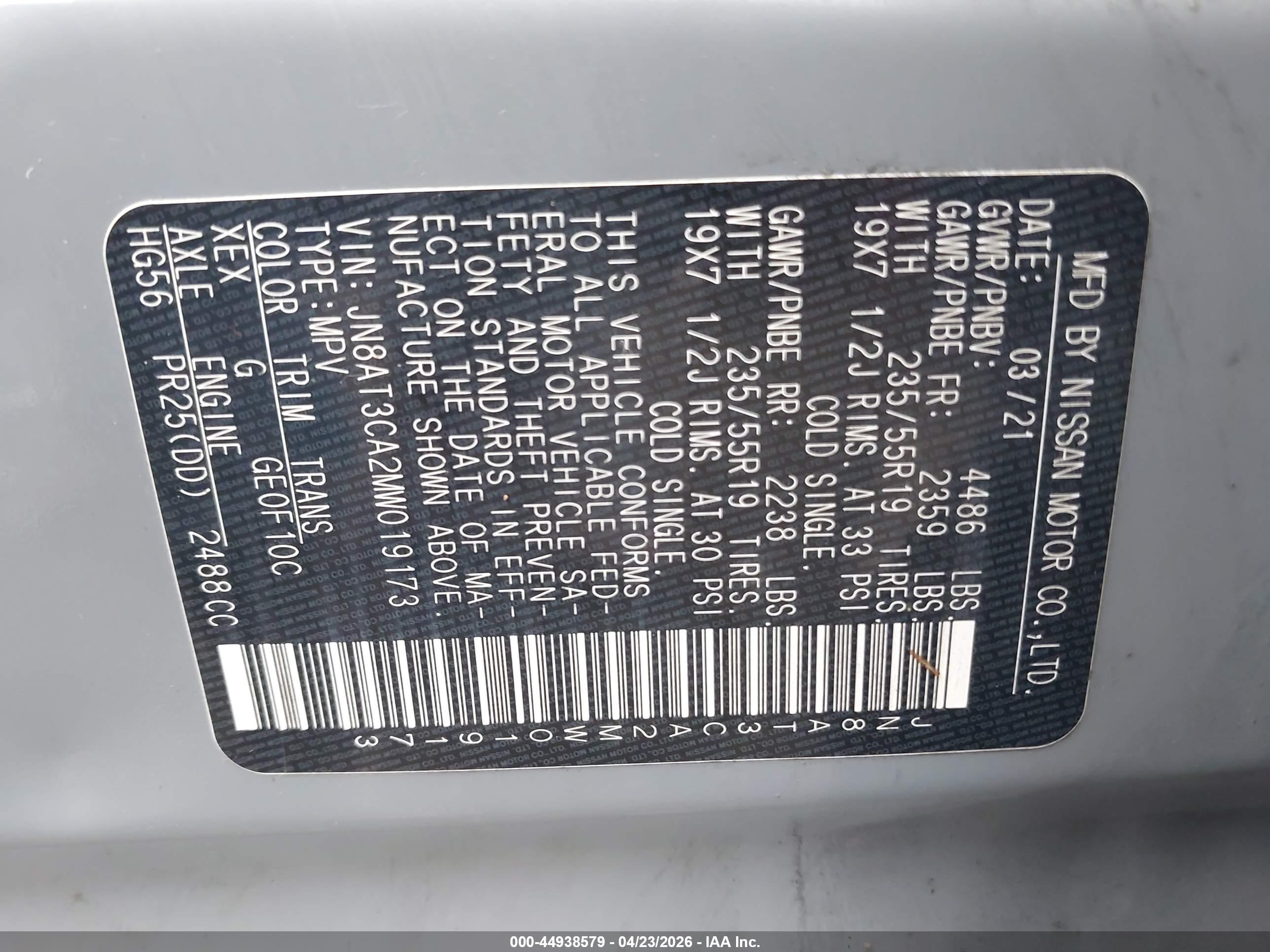 NISSAN ROGUE image 9