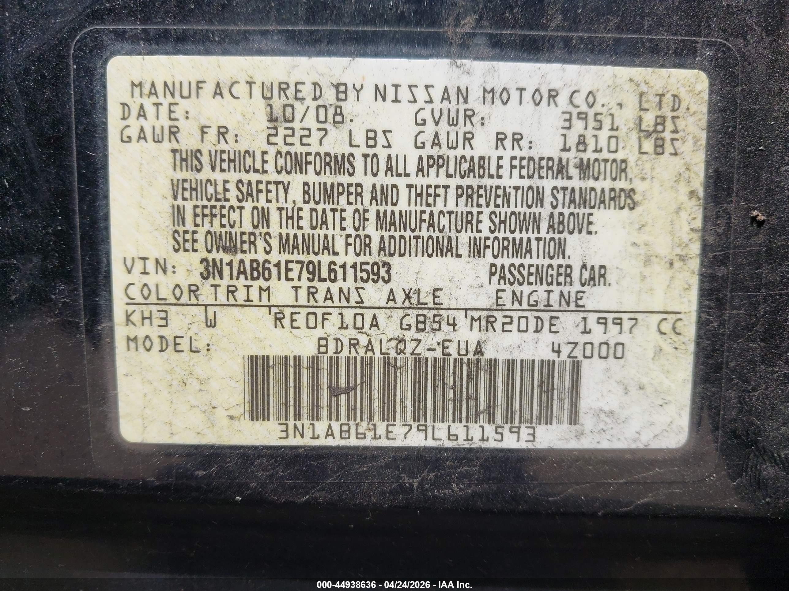 NISSAN SENTRA image 9