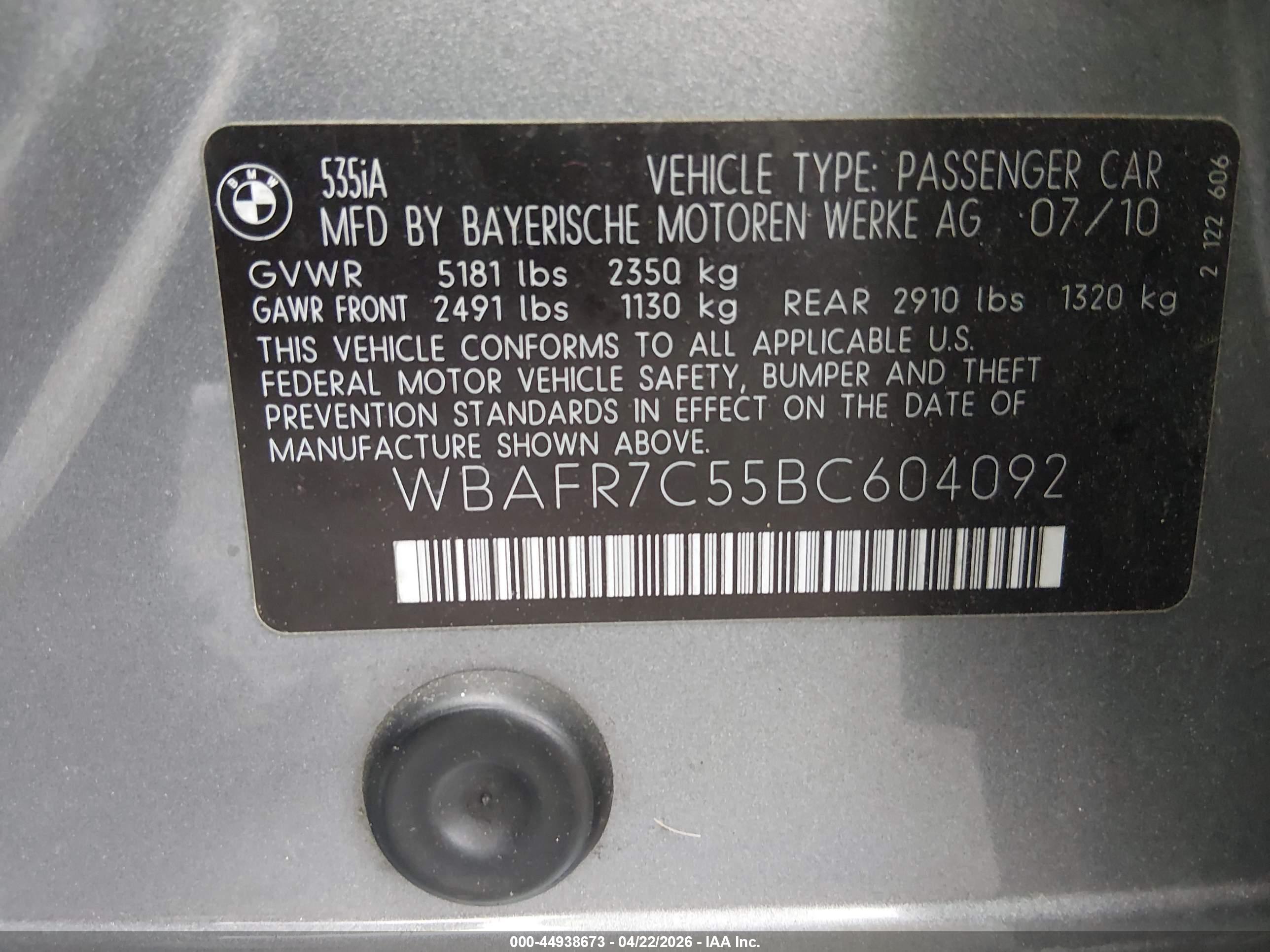 BMW 535I image 9