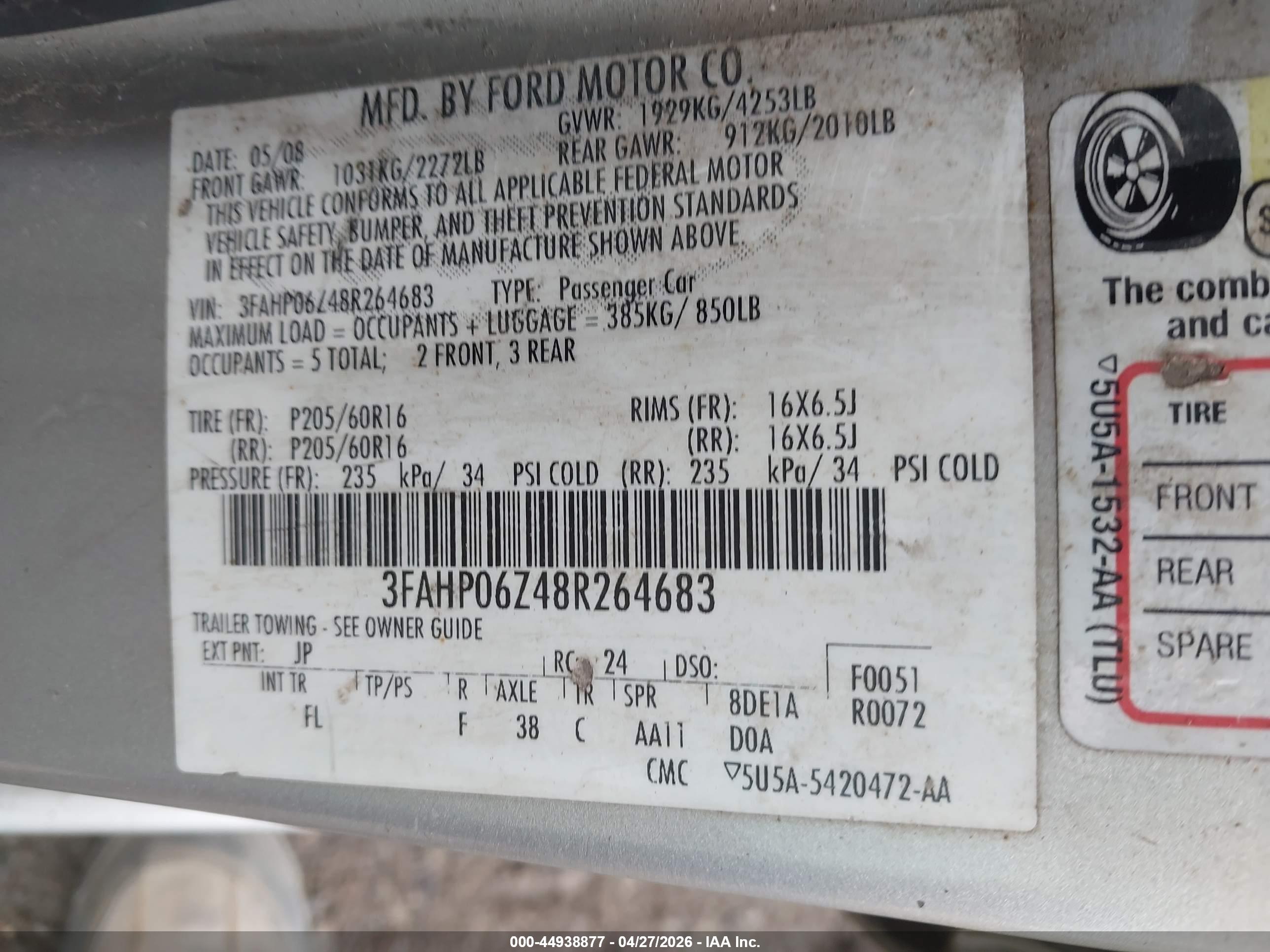FORD FUSION image 9