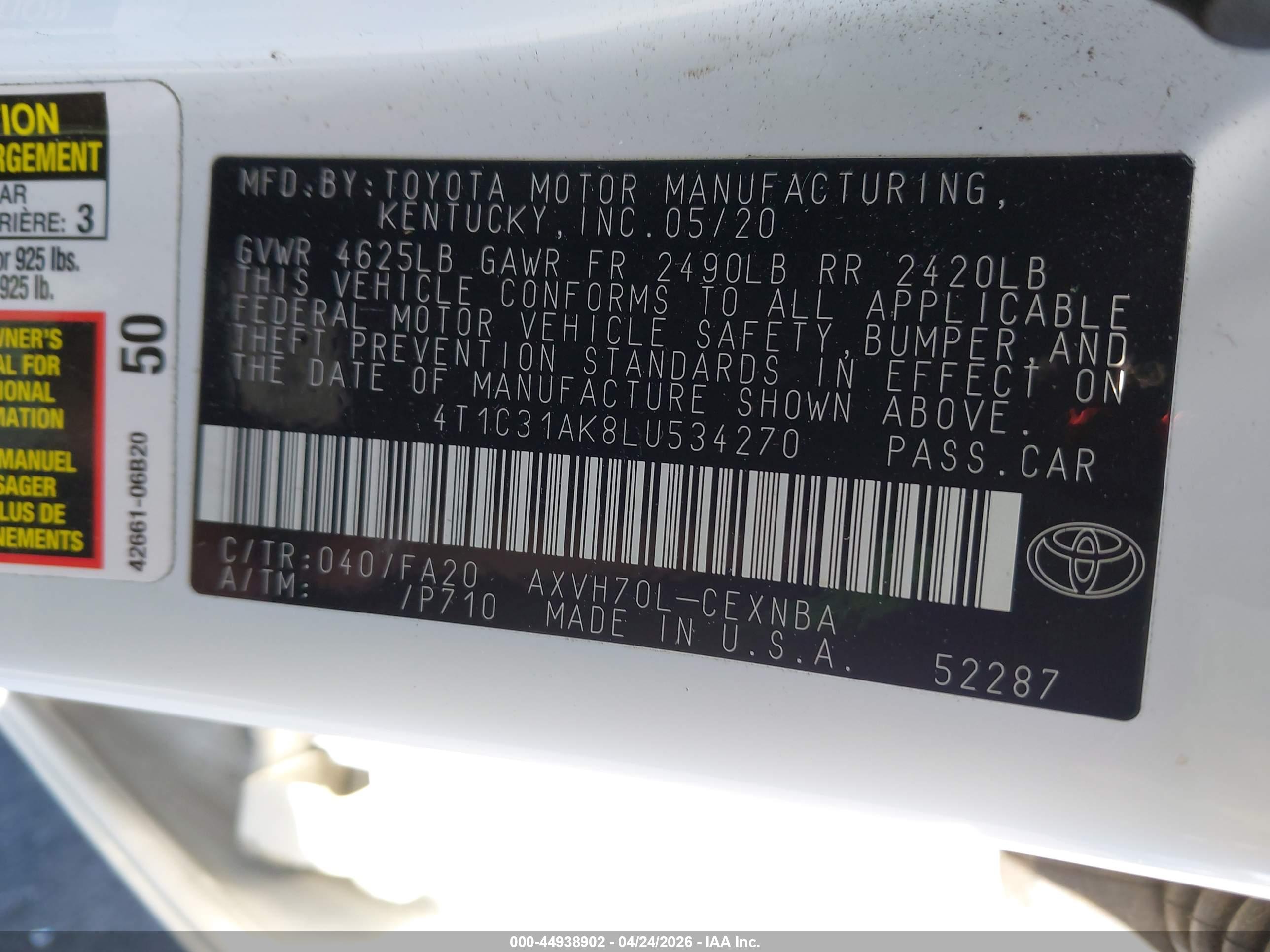 TOYOTA CAMRY image 9