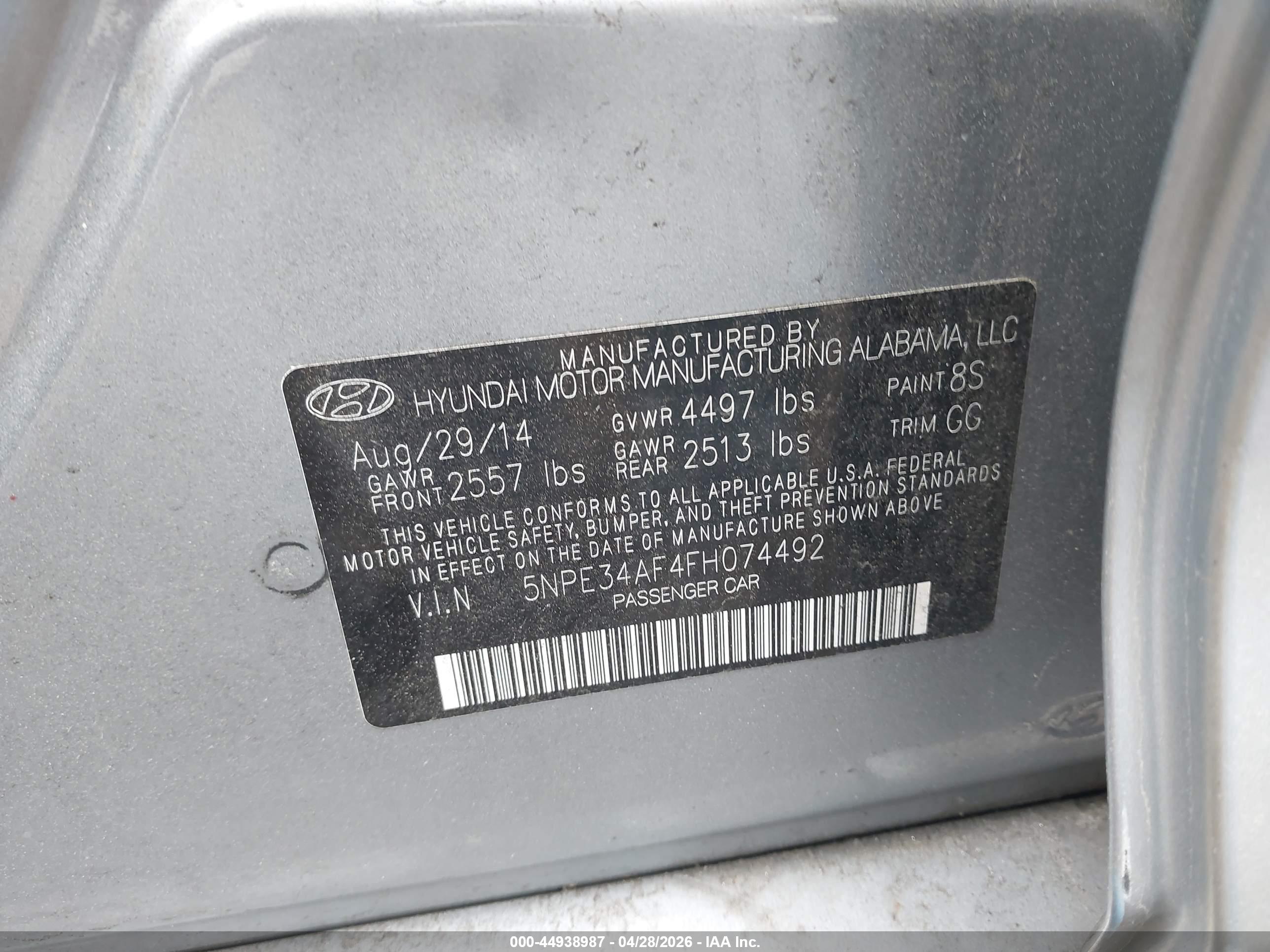 HYUNDAI SONATA image 9