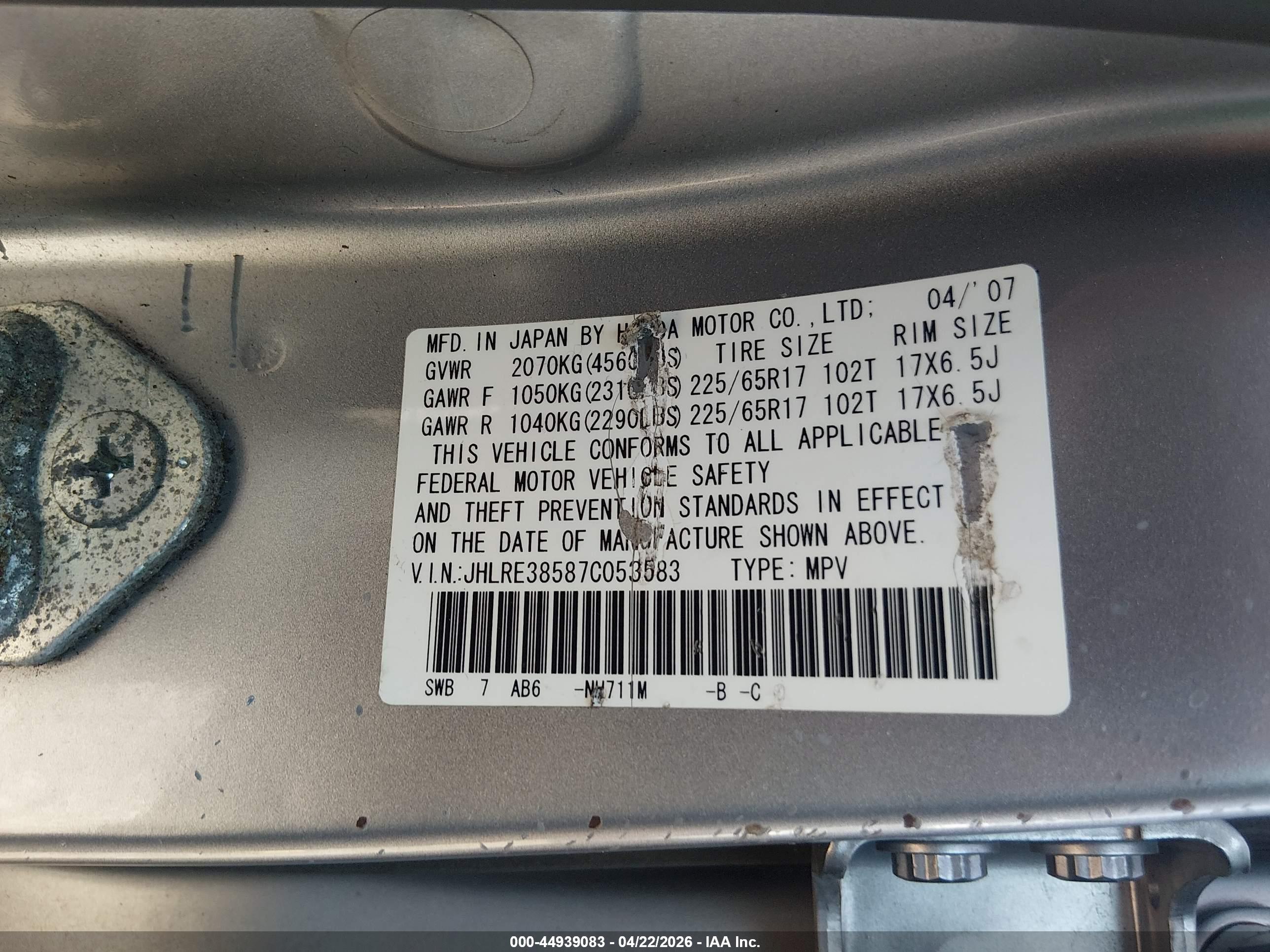 HONDA CR-V image 9