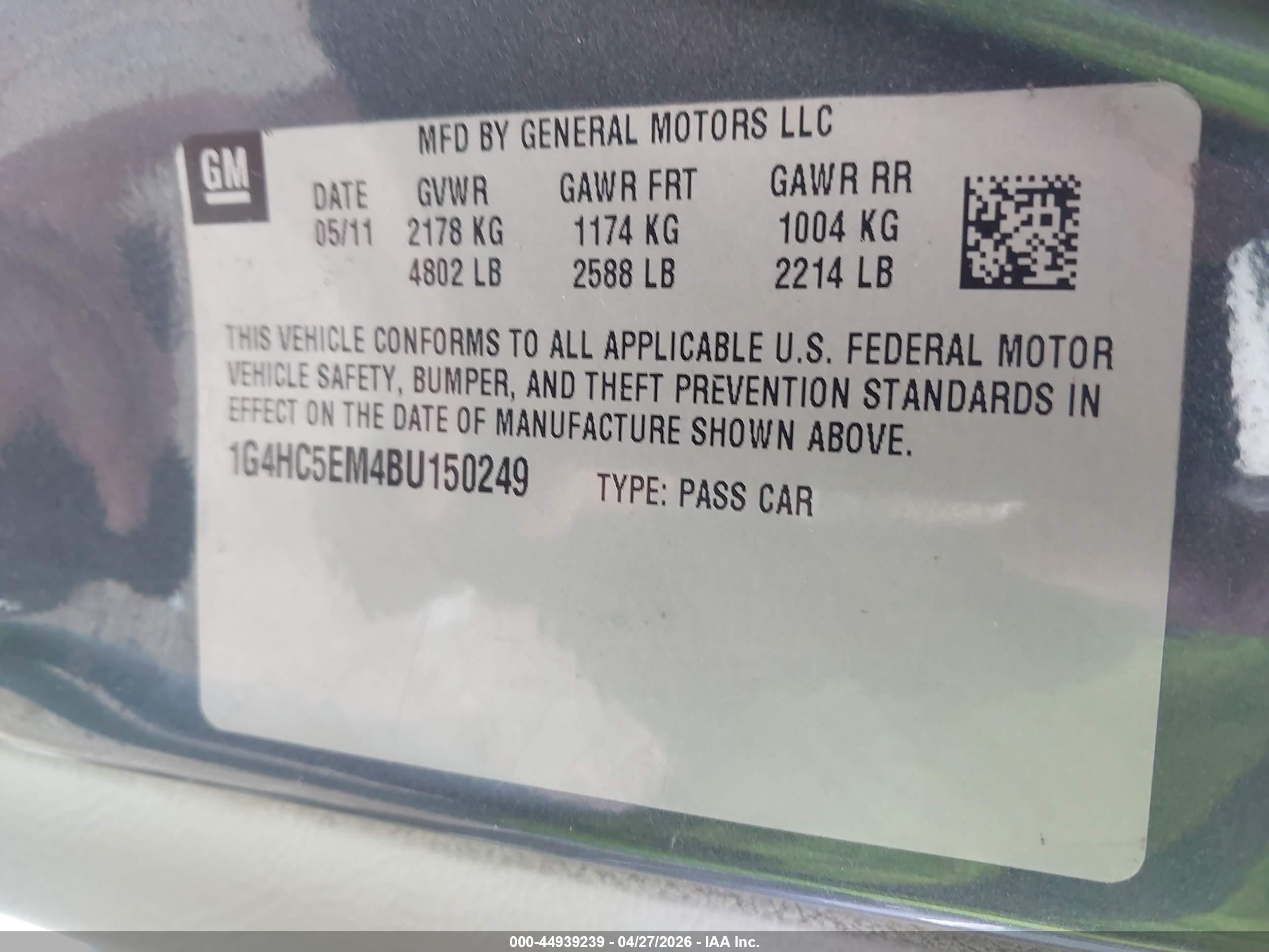 BUICK LUCERNE image 9