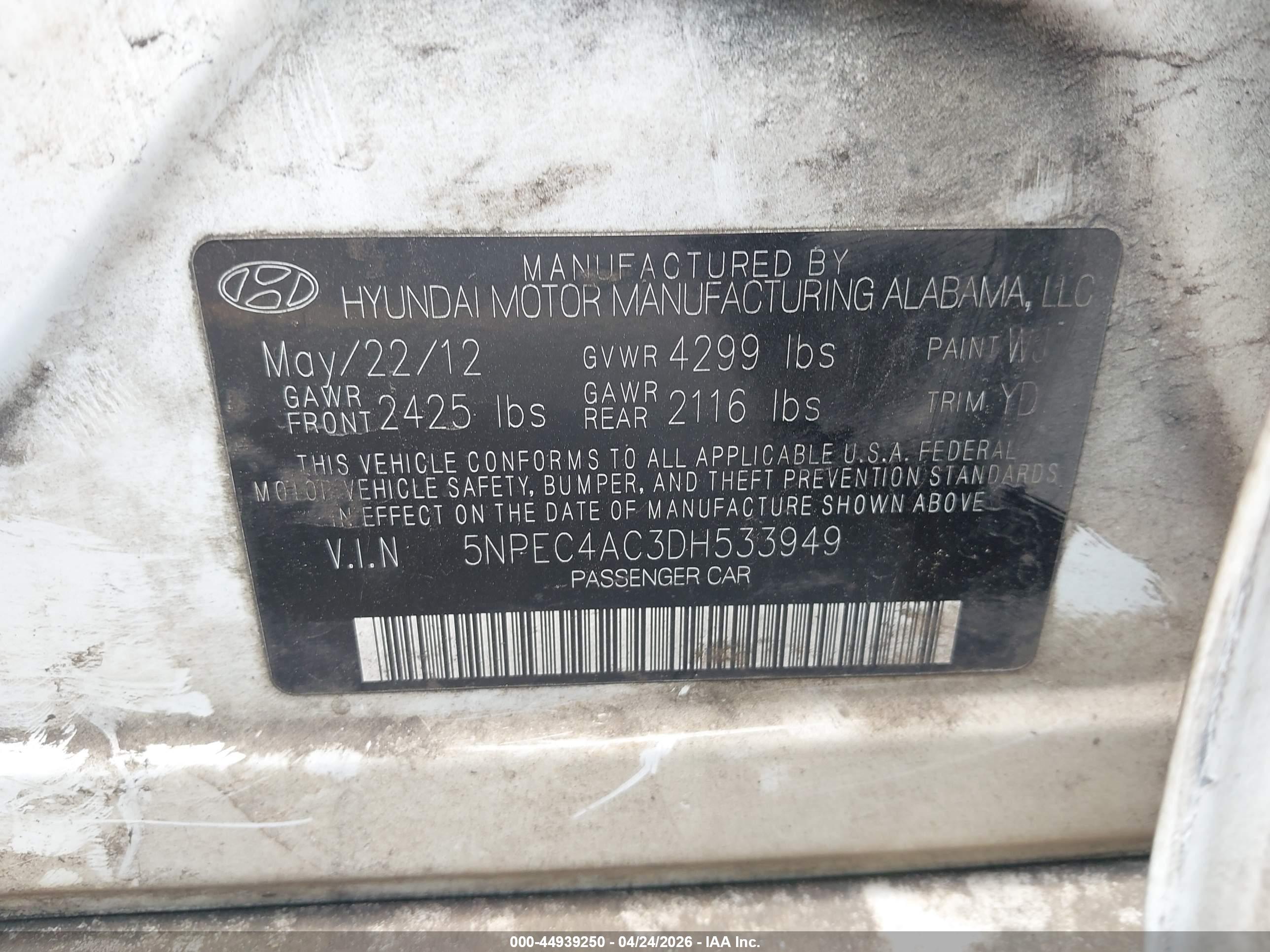 HYUNDAI SONATA image 9