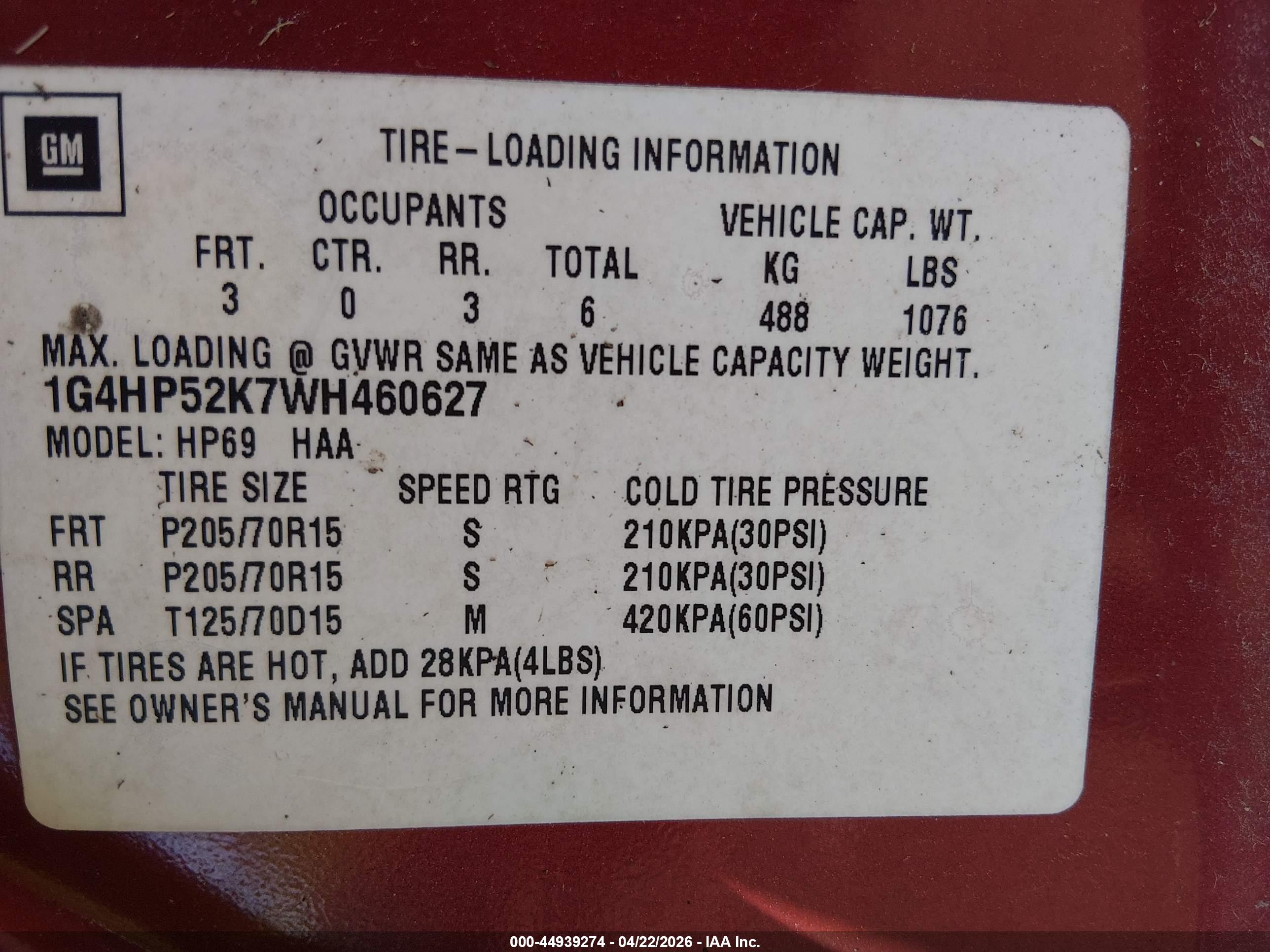 BUICK LESABRE image 9
