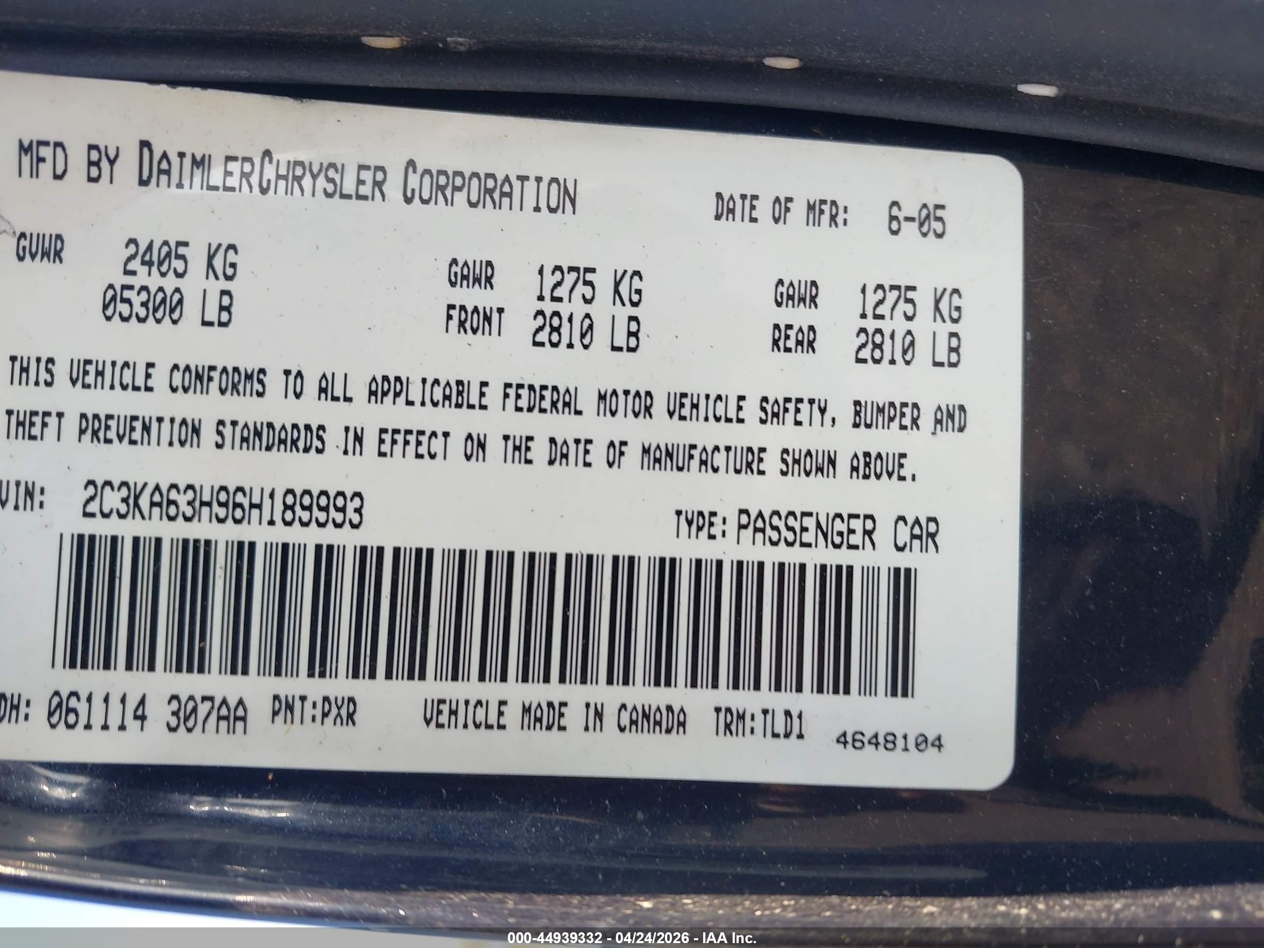 CHRYSLER 300C image 9