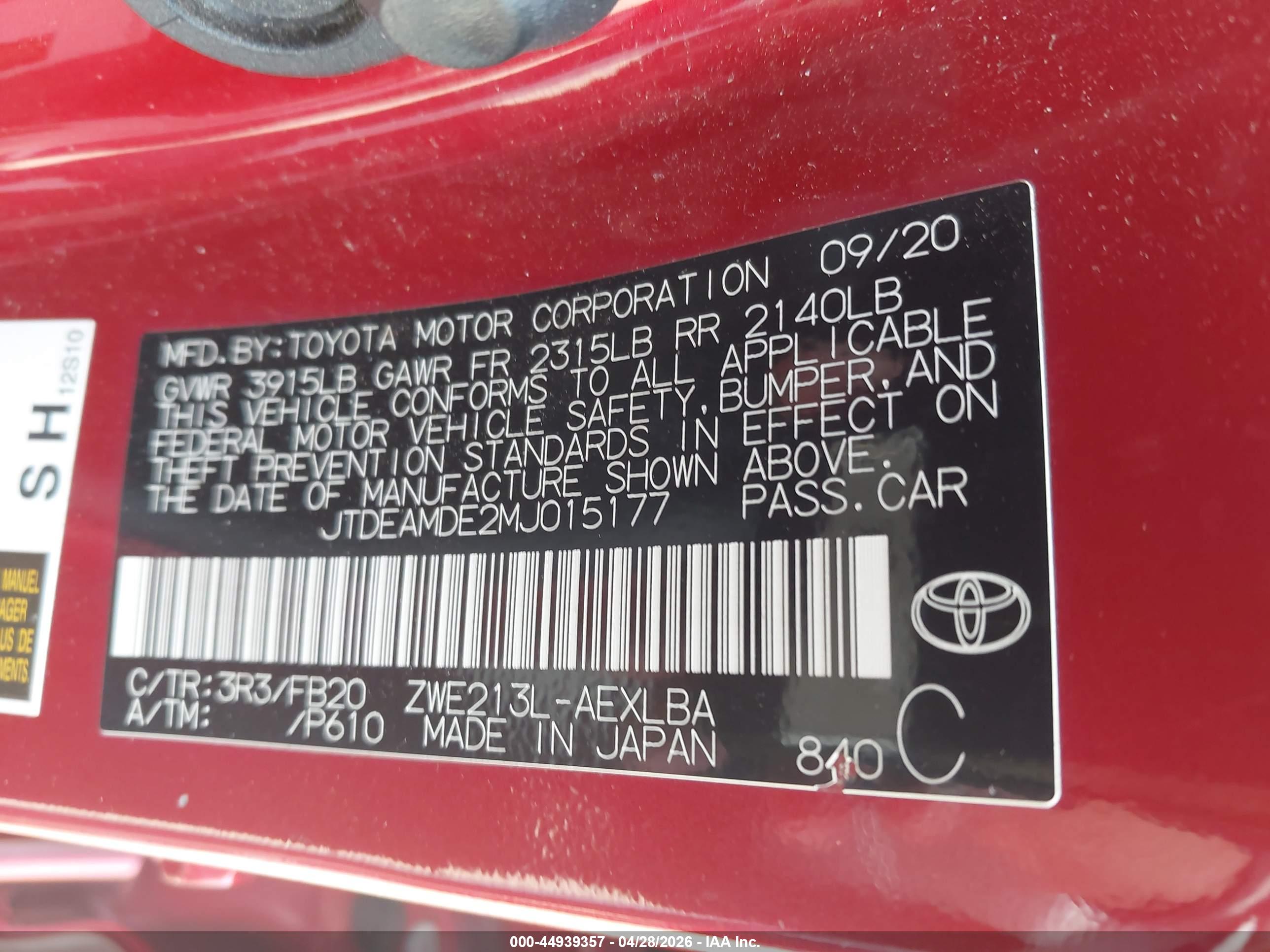 TOYOTA COROLLA image 9