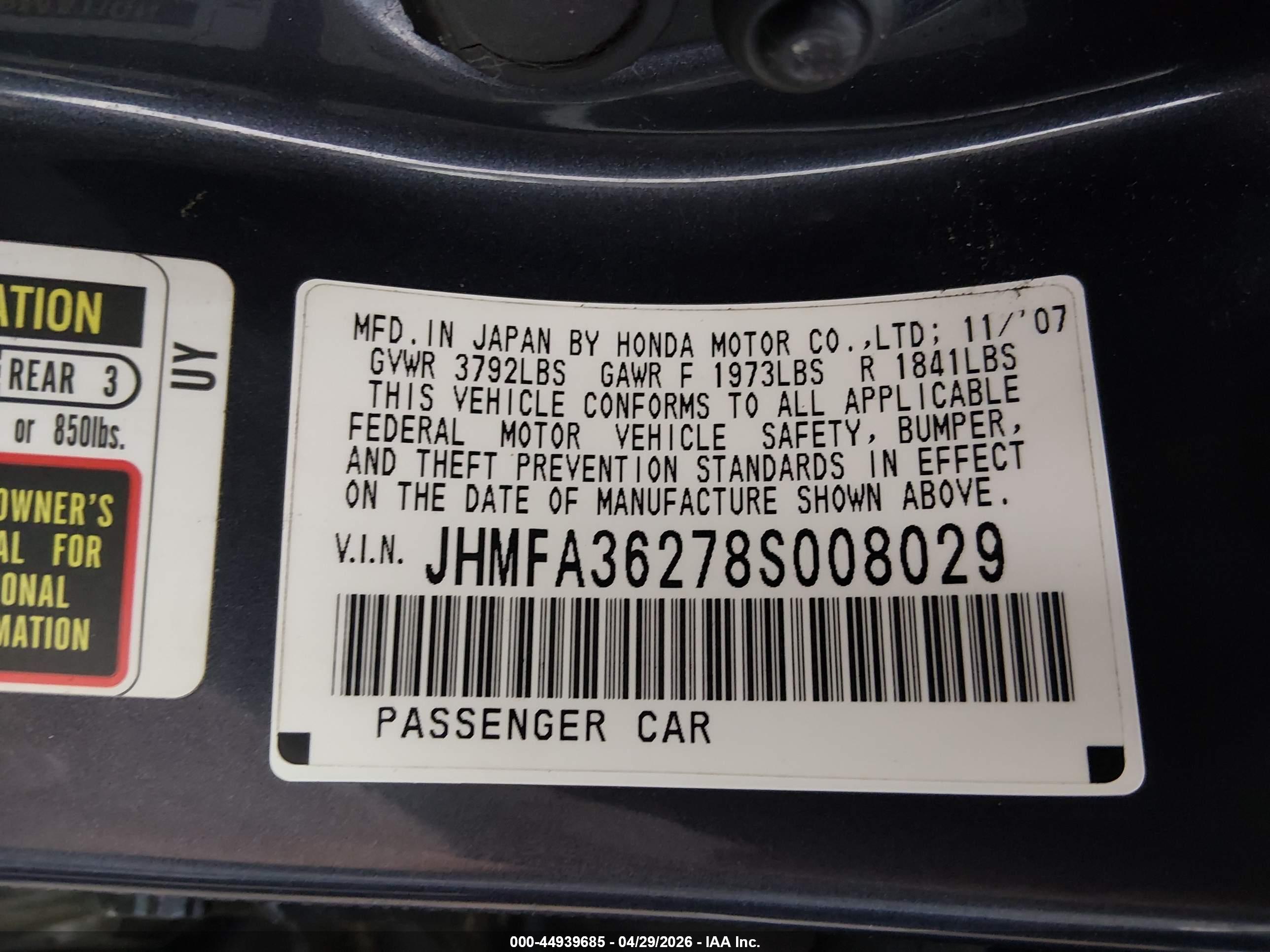 HONDA CIVIC image 9