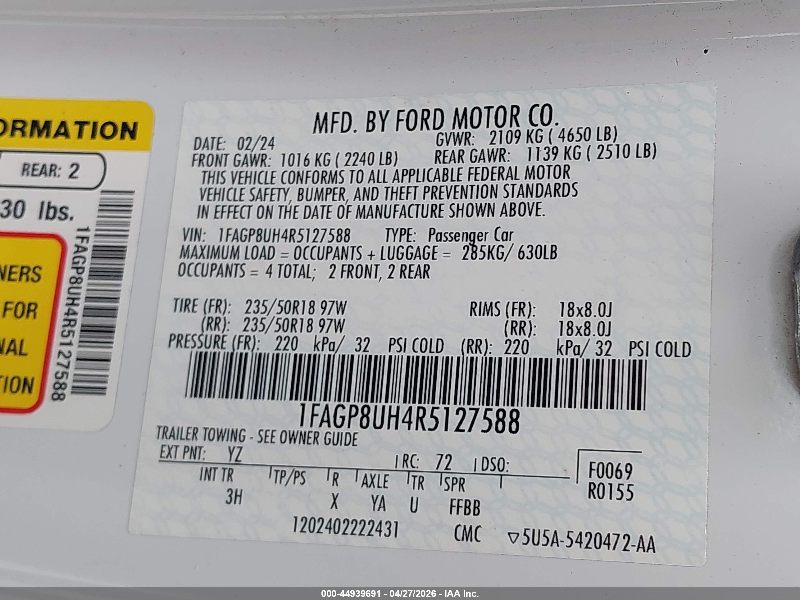 FORD MUSTANG image 9