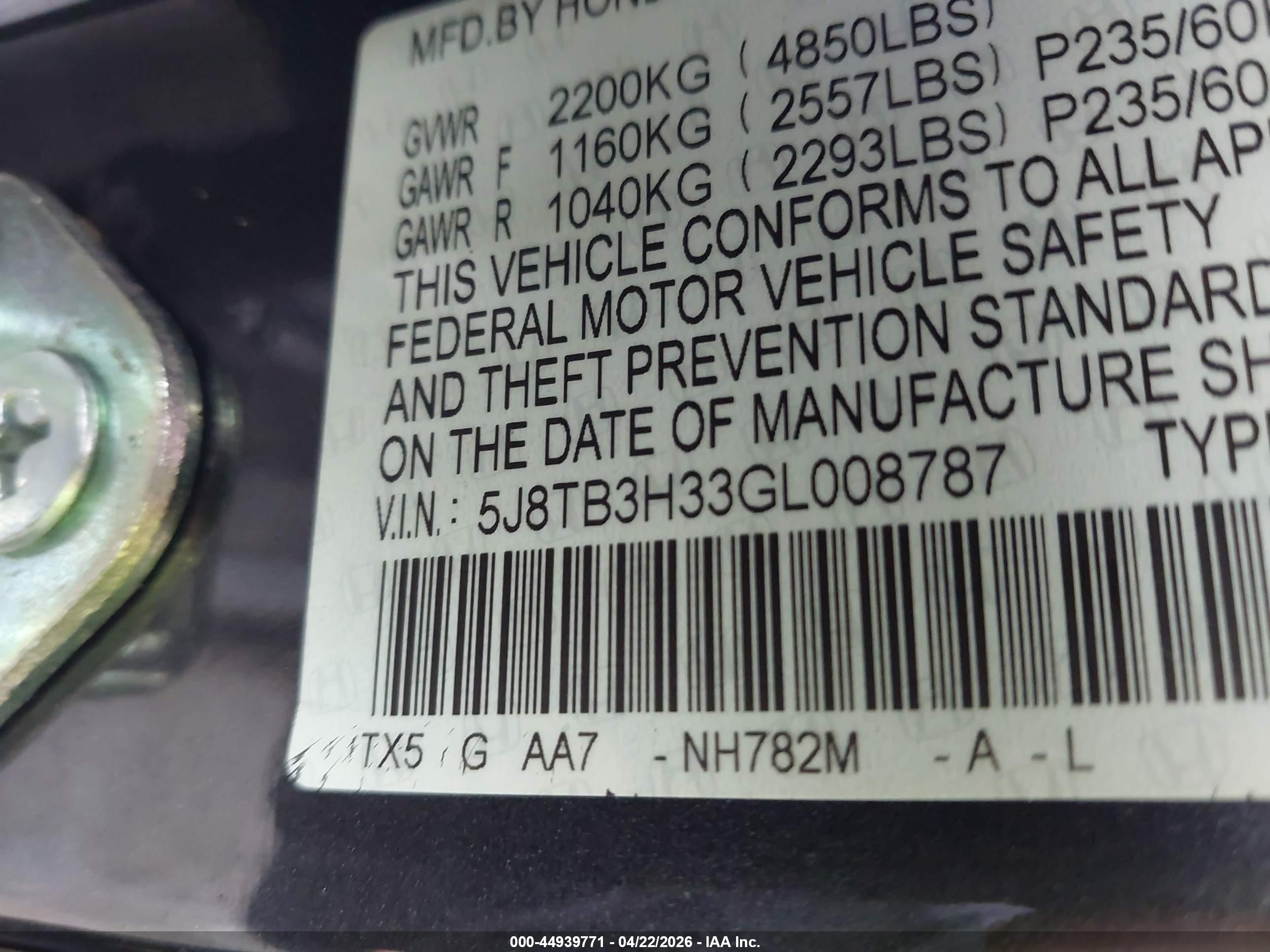ACURA RDX image 9