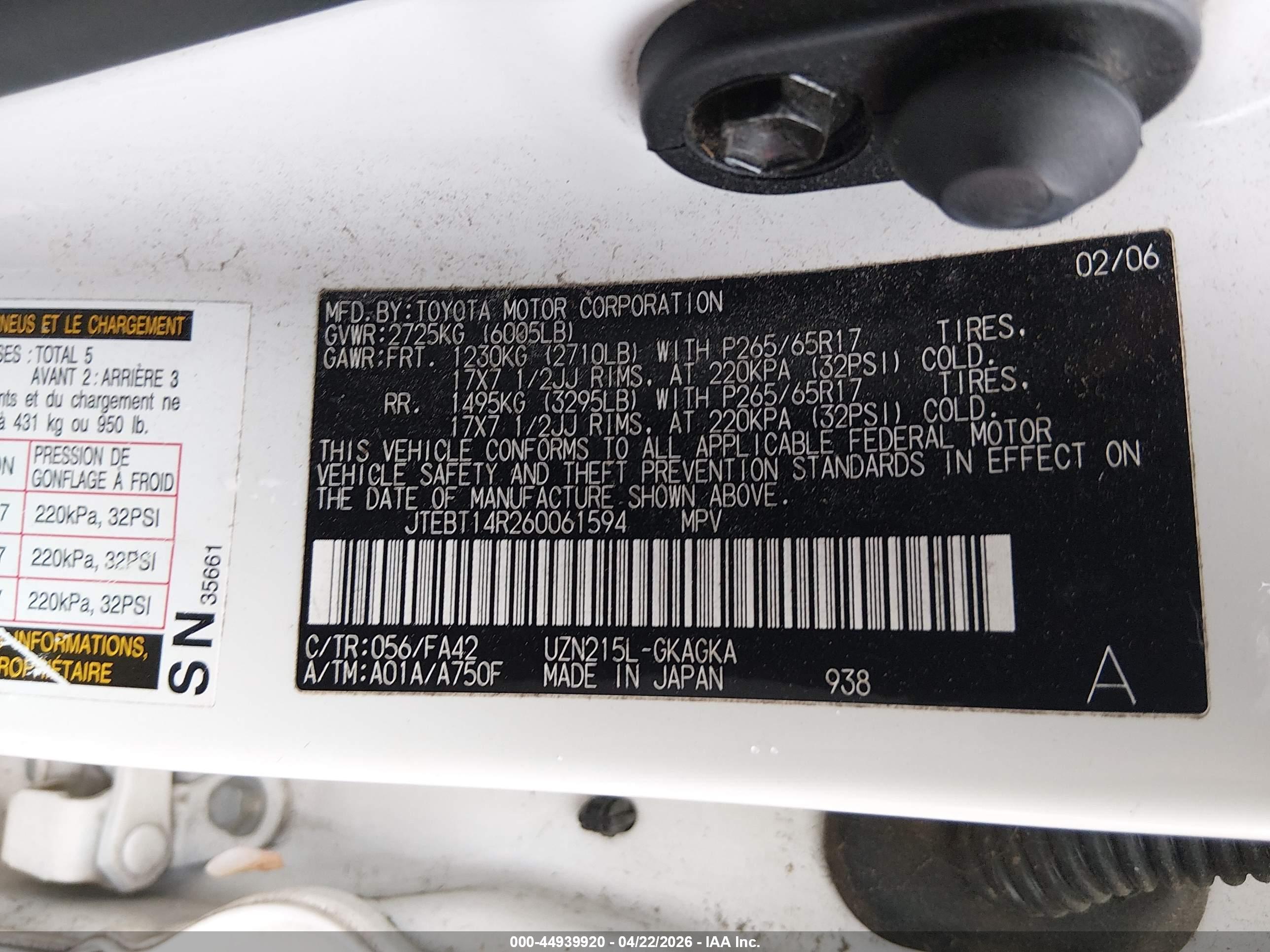 TOYOTA 4RUNNER image 9