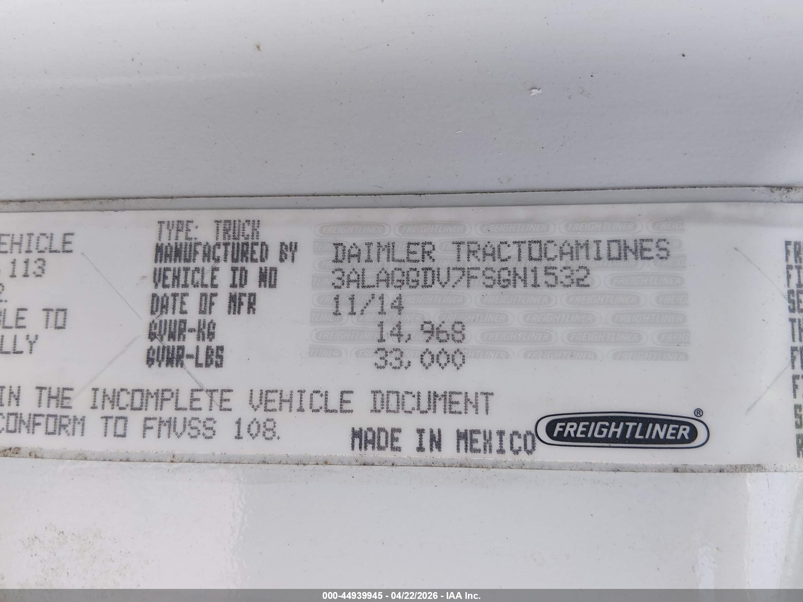 FREIGHTLINER CASCADIA image 9