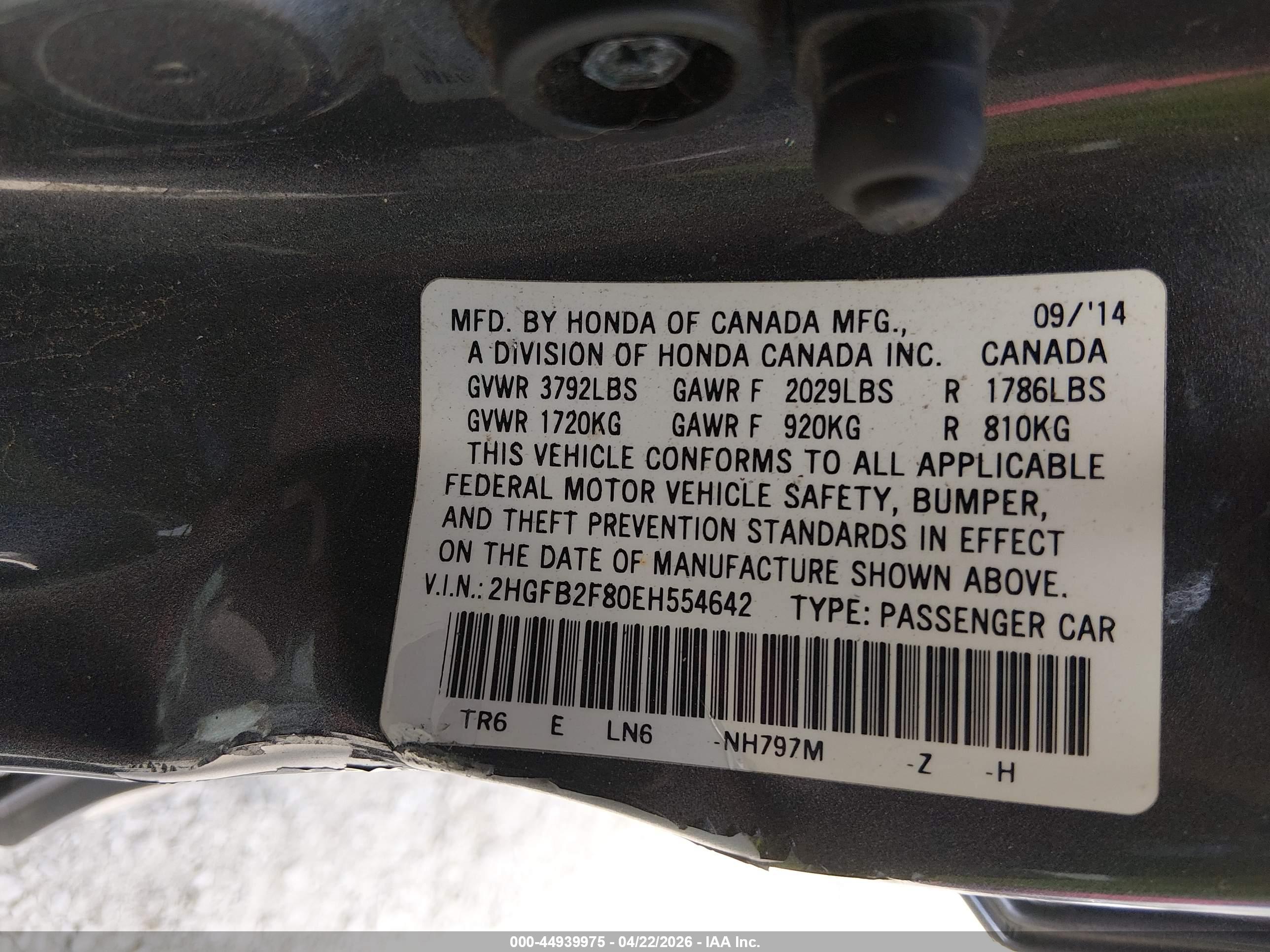 HONDA CIVIC image 9