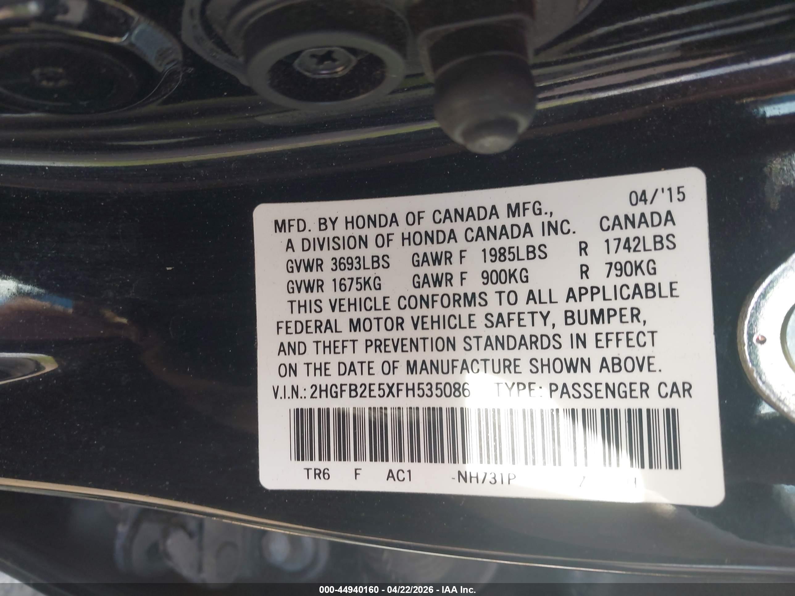 HONDA CIVIC image 9