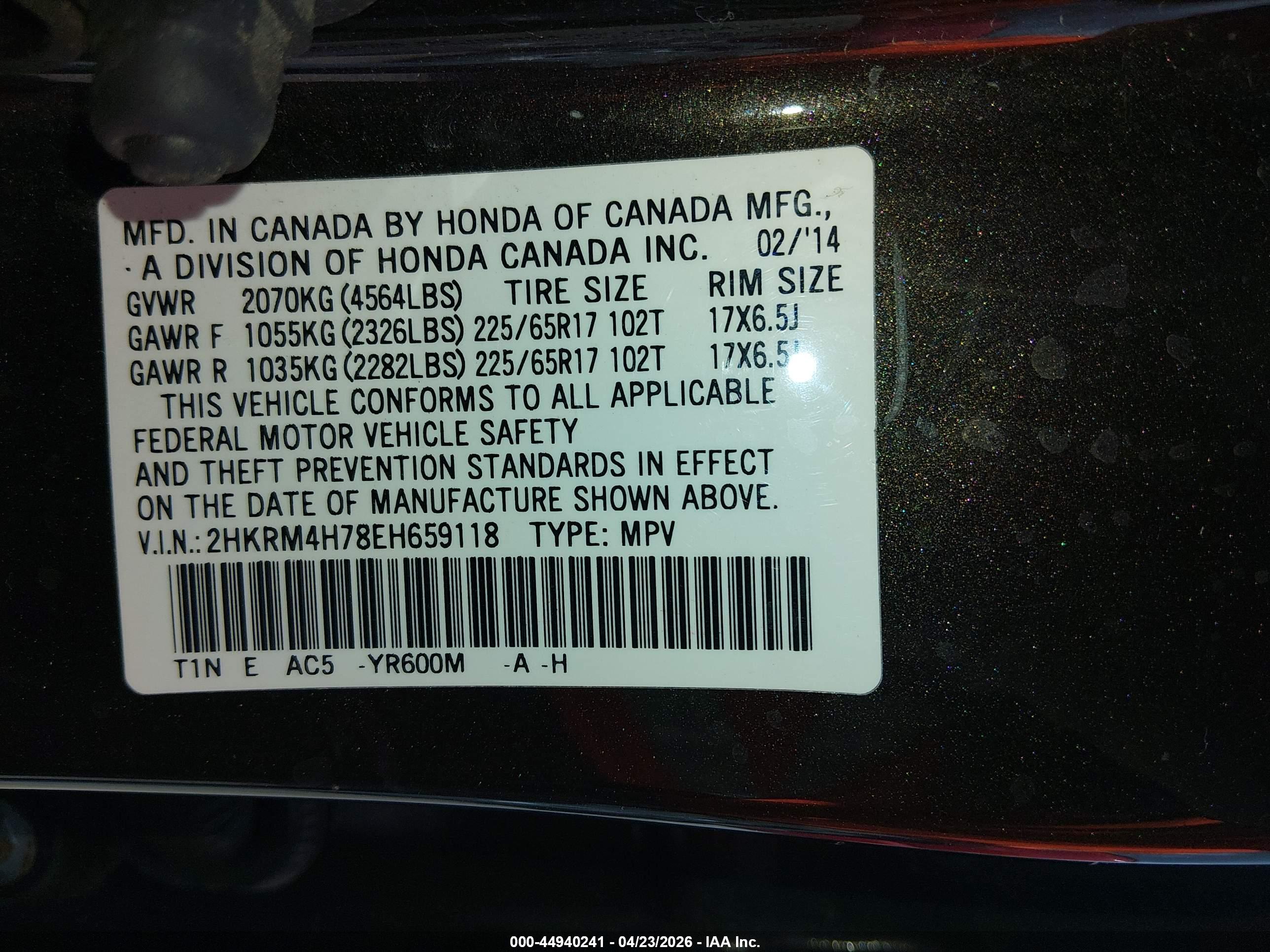 HONDA CR-V image 9