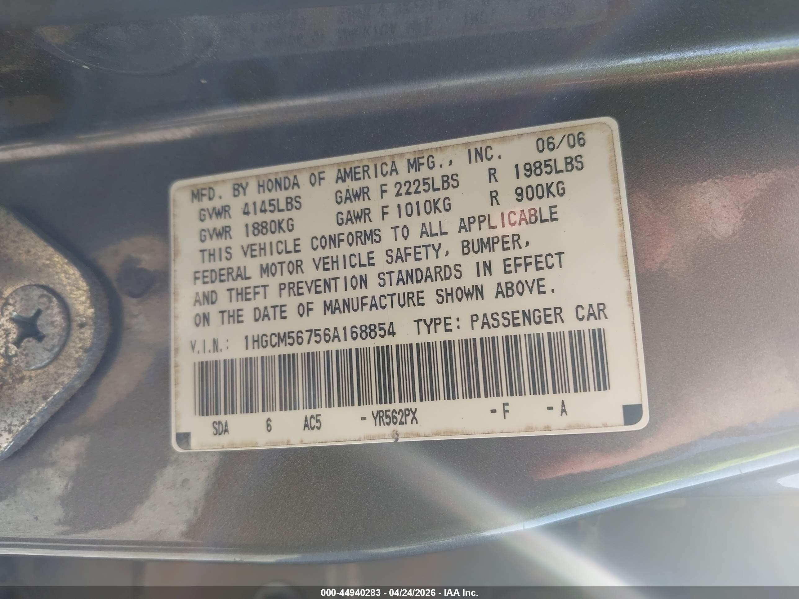 HONDA ACCORD image 9