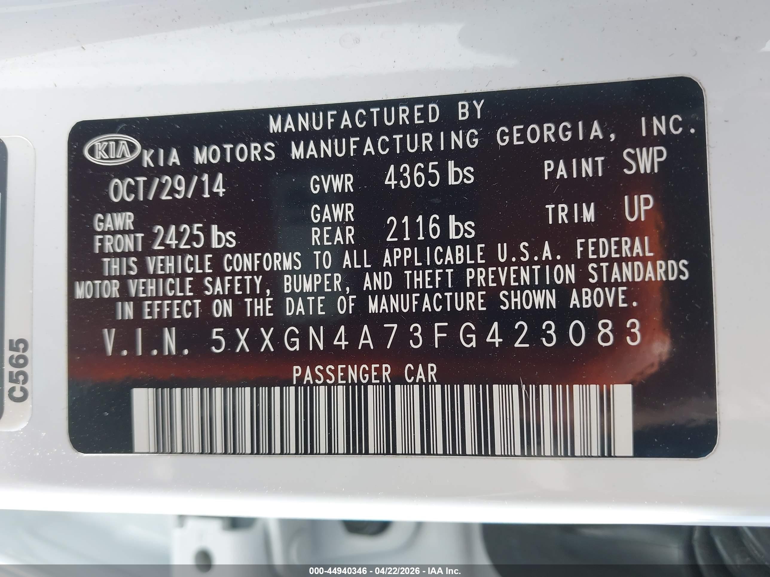 KIA OPTIMA image 9