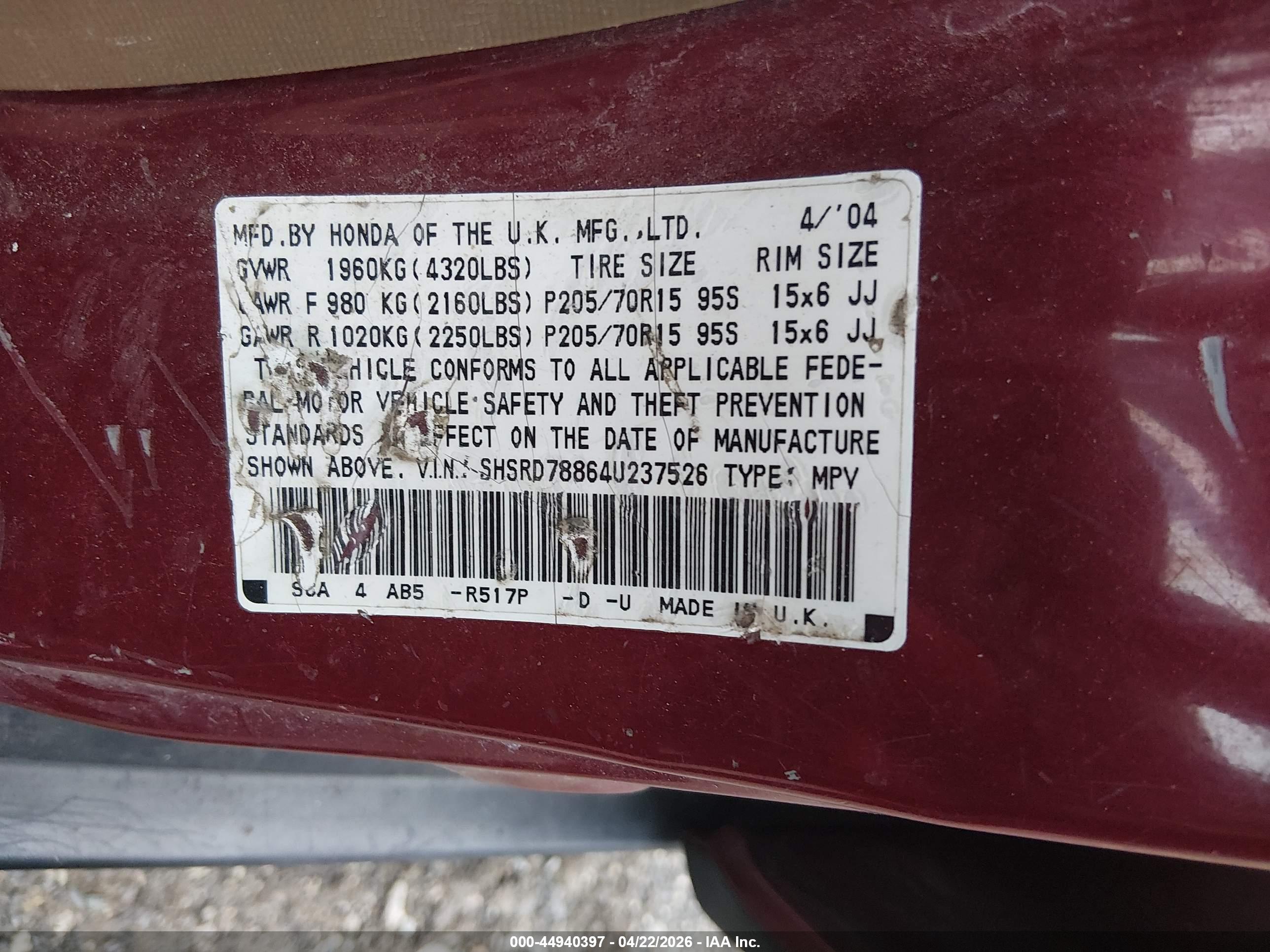 HONDA CR-V image 9