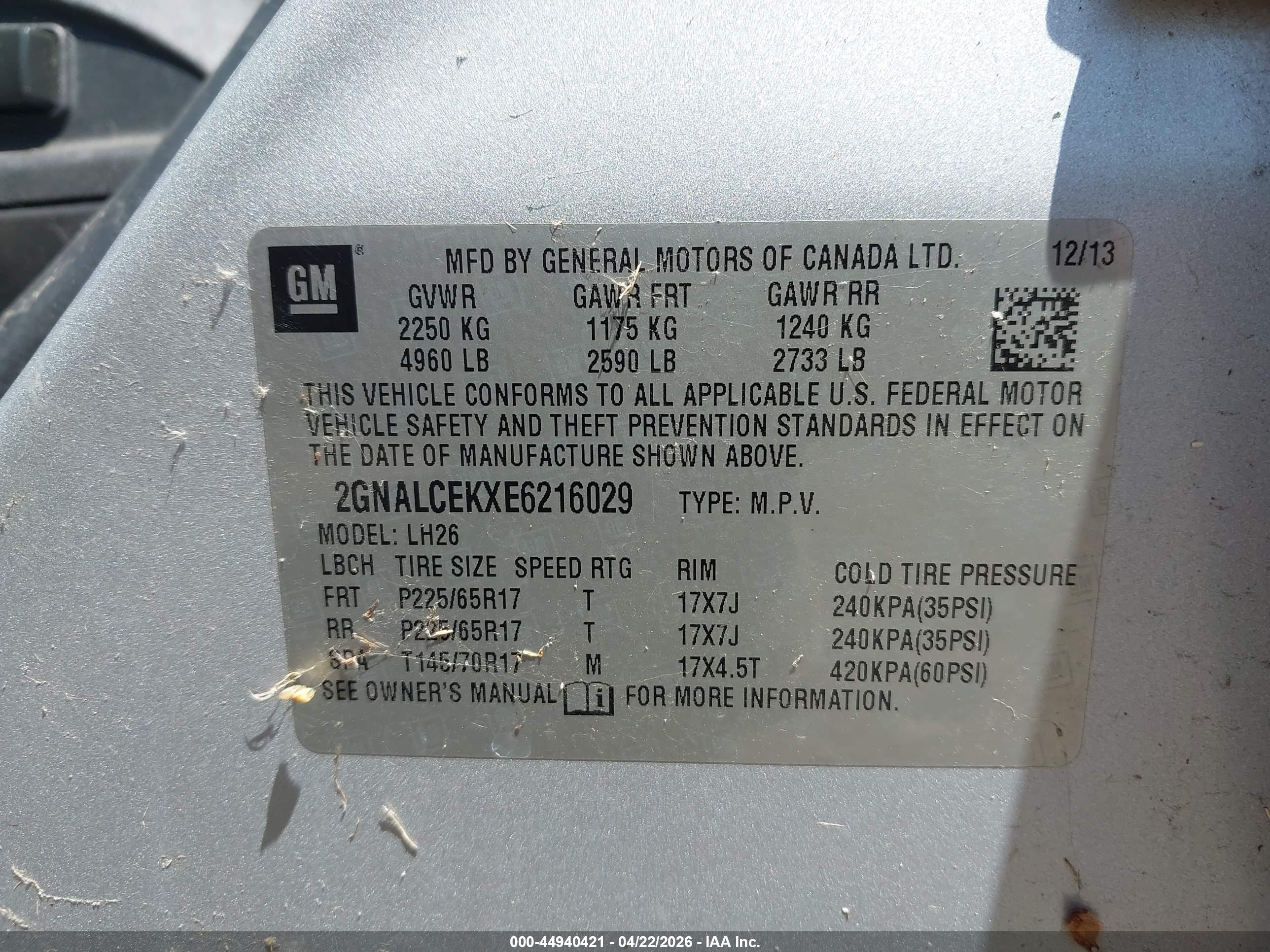 CHEVROLET EQUINOX image 9