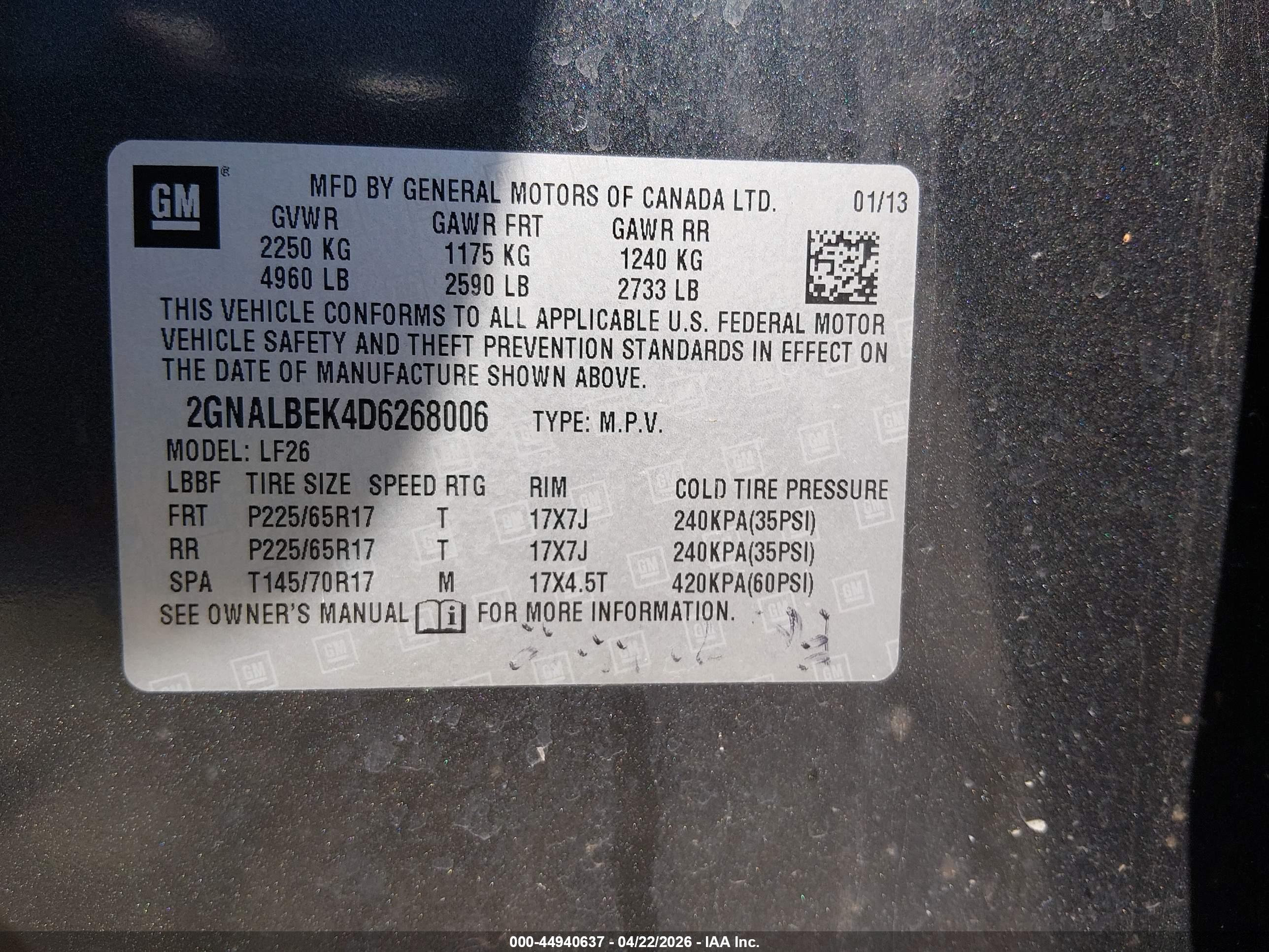 CHEVROLET EQUINOX image 9