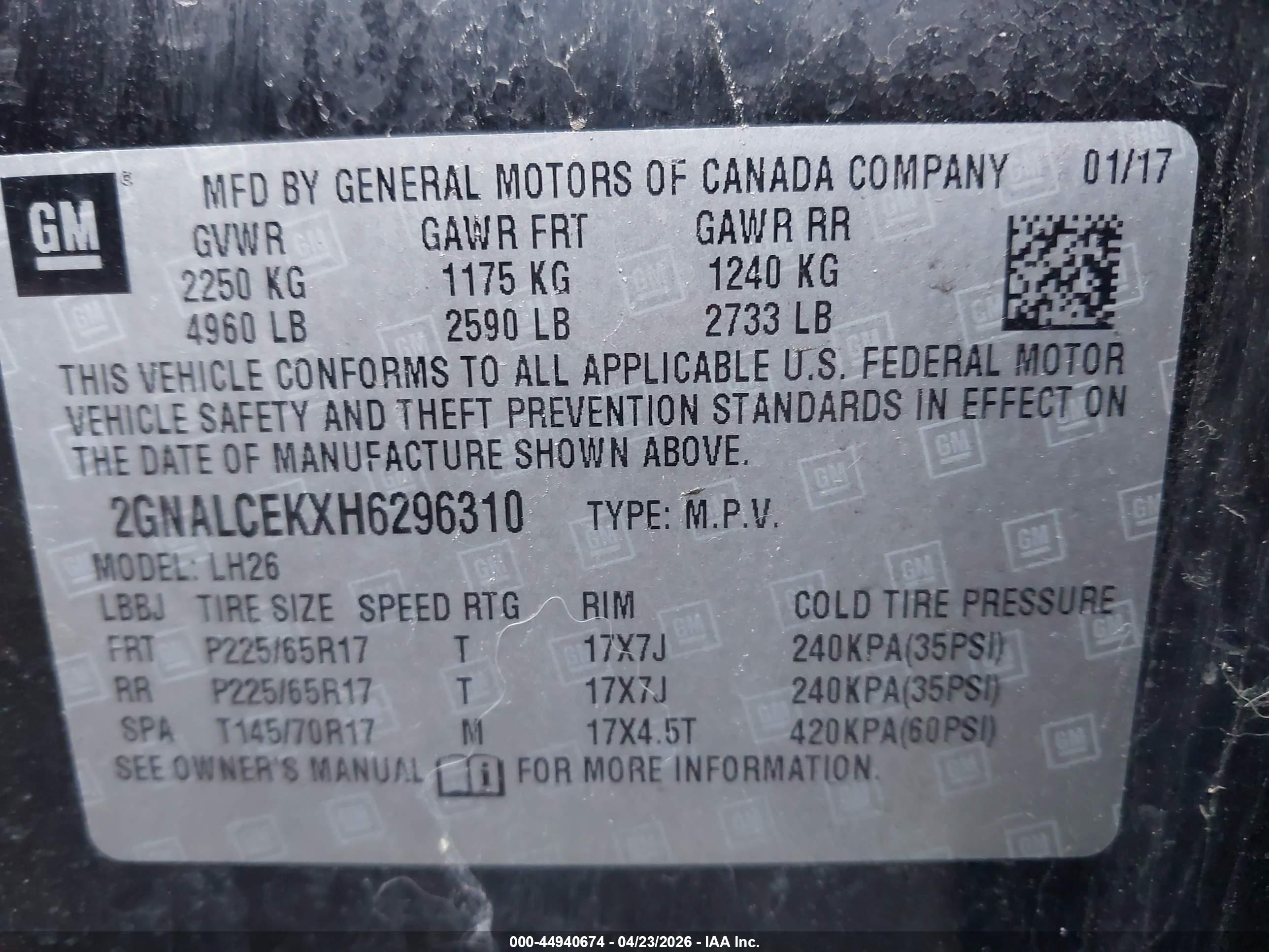 CHEVROLET EQUINOX image 9
