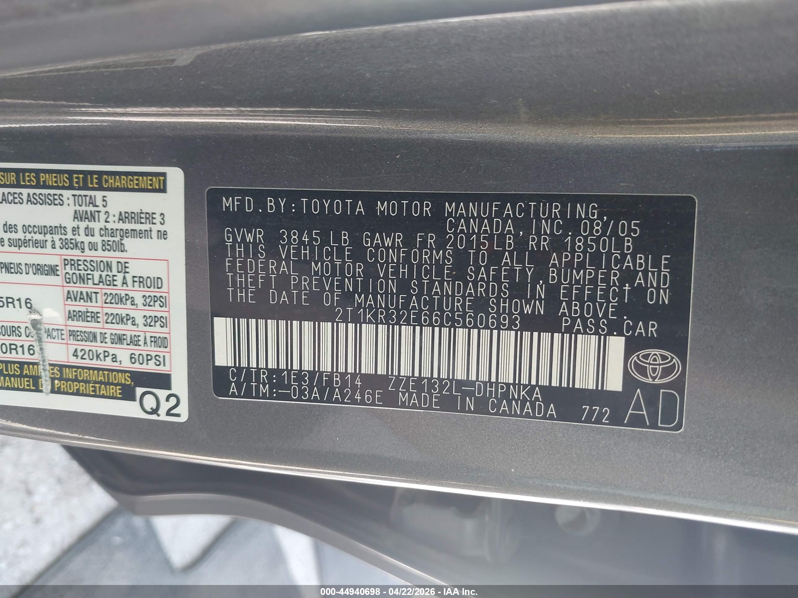 TOYOTA MATRIX image 9
