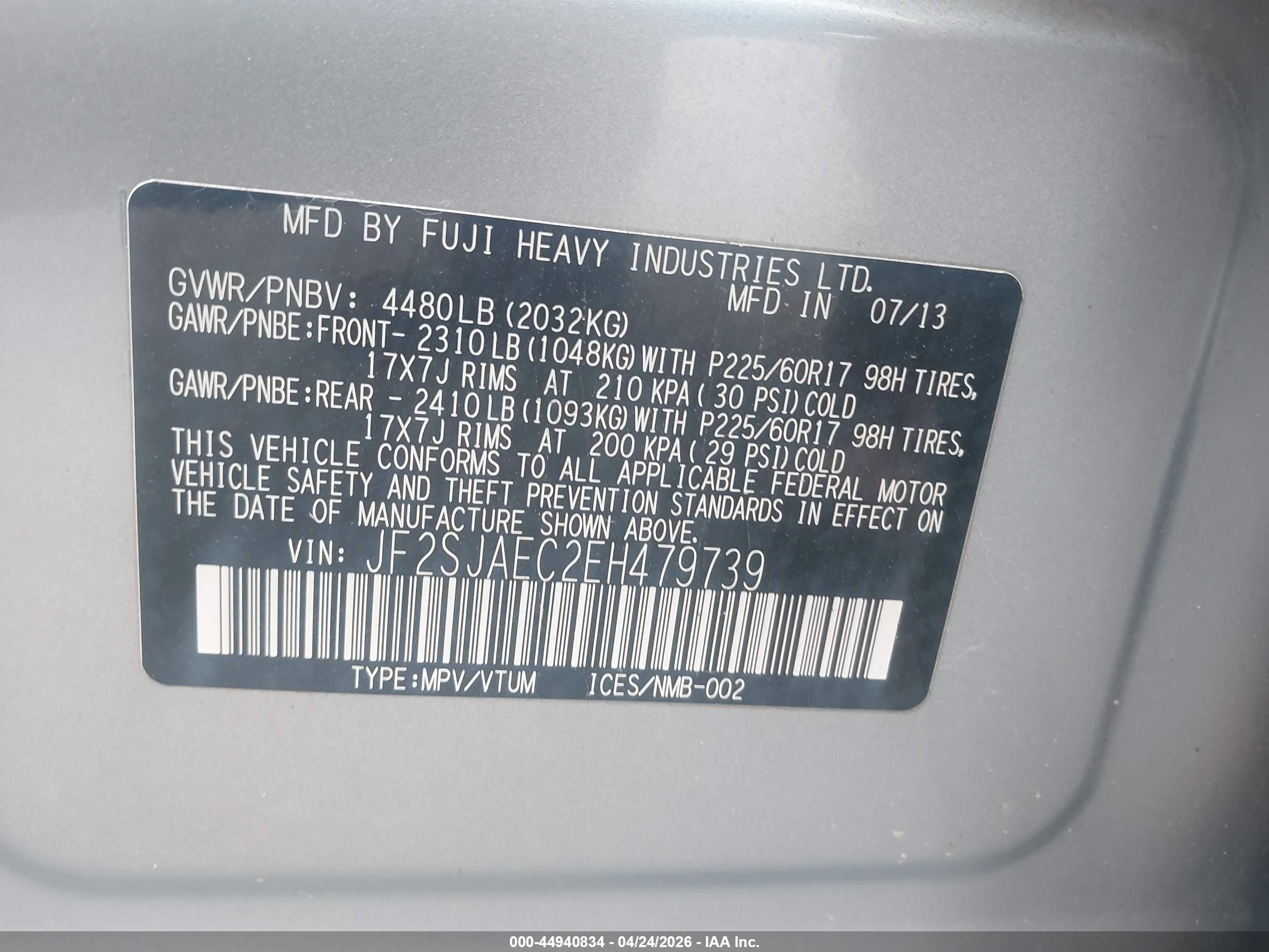 SUBARU FORESTER image 9