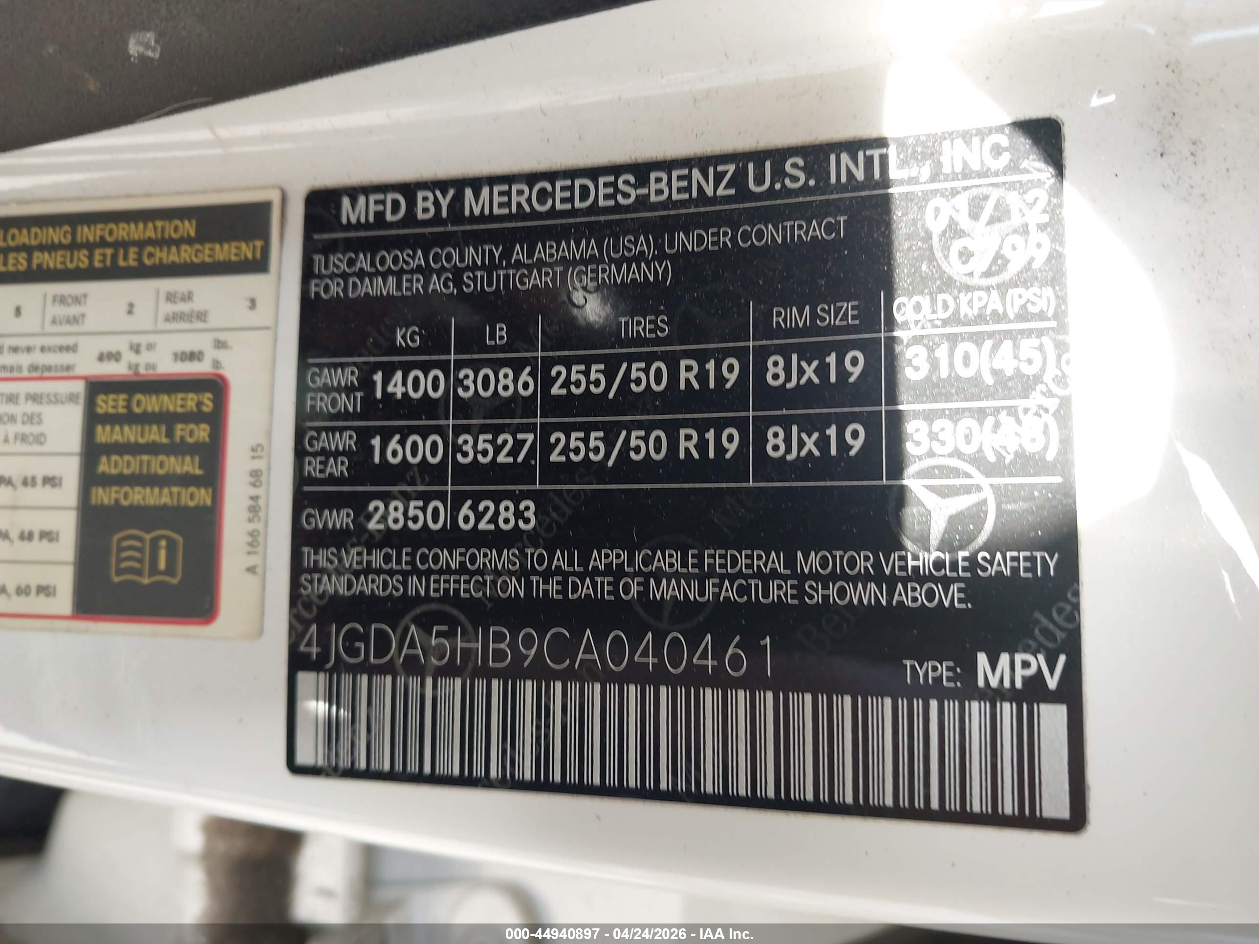 MERCEDES-BENZ ML image 9