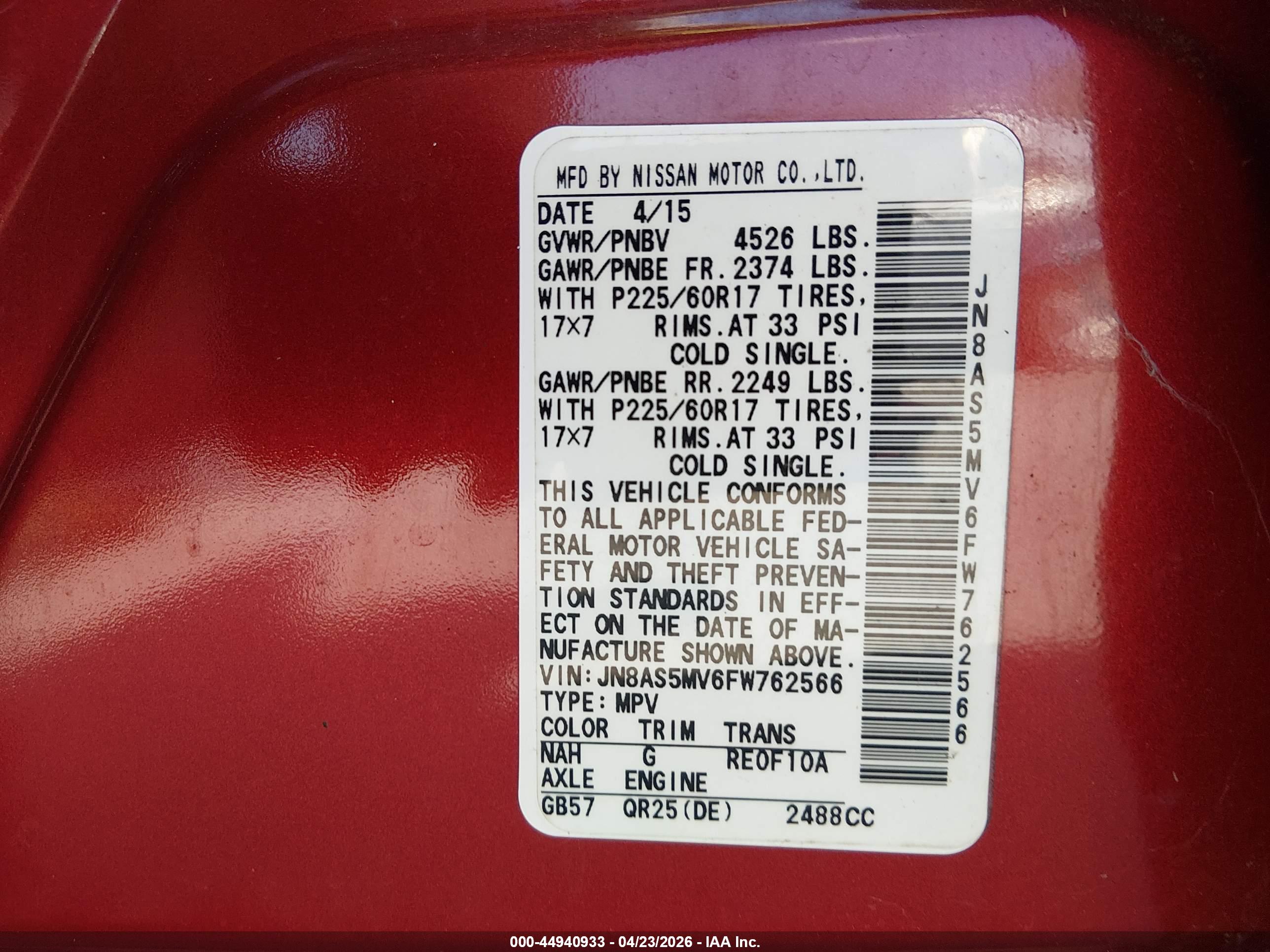 NISSAN ROGUE image 9
