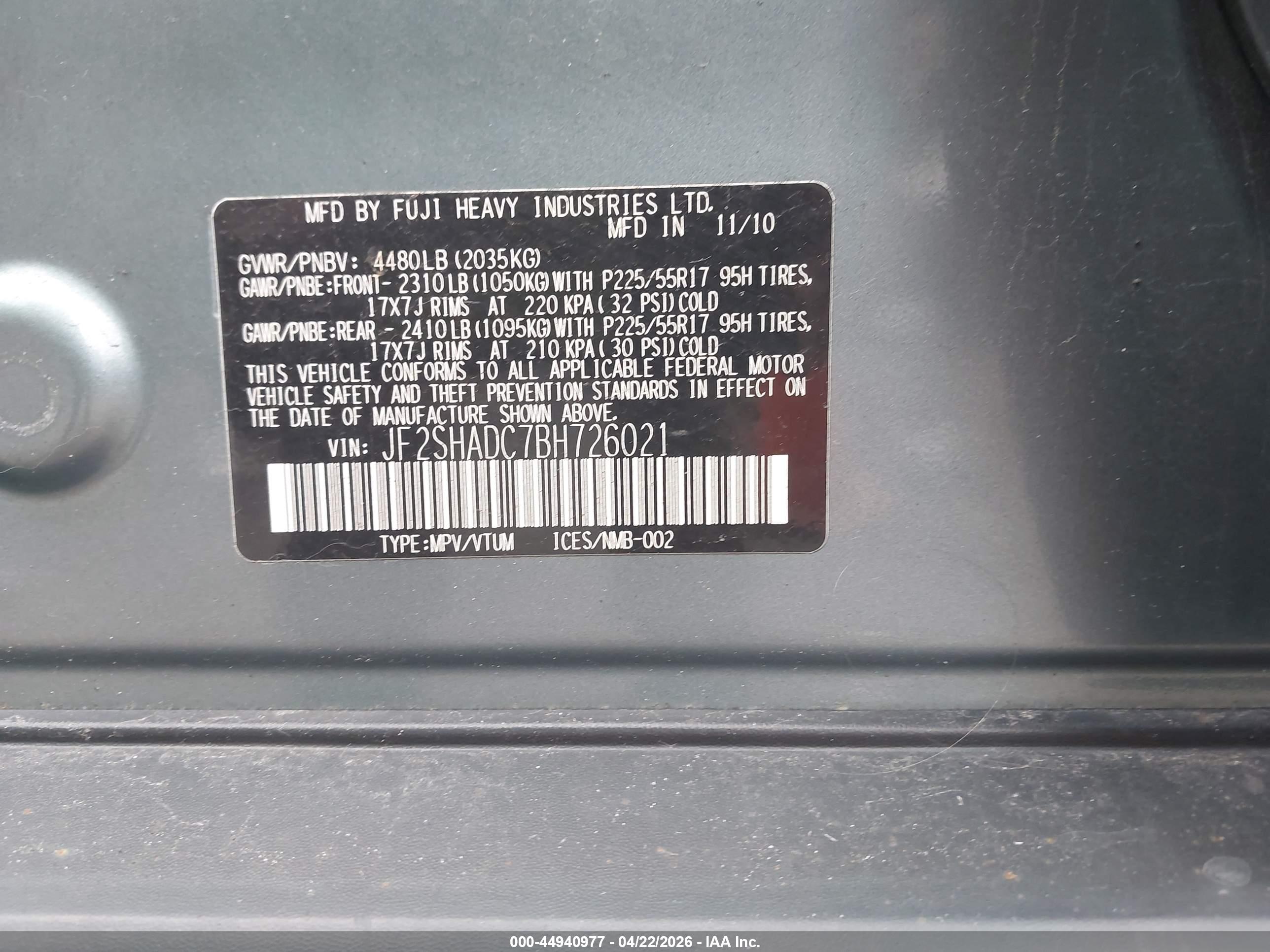 SUBARU FORESTER image 9
