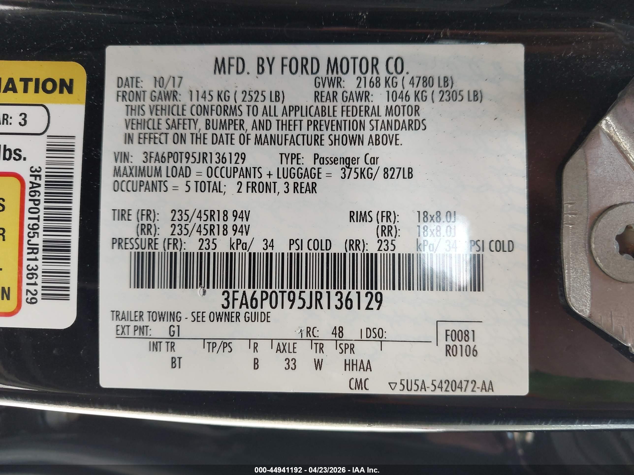 FORD FUSION image 9
