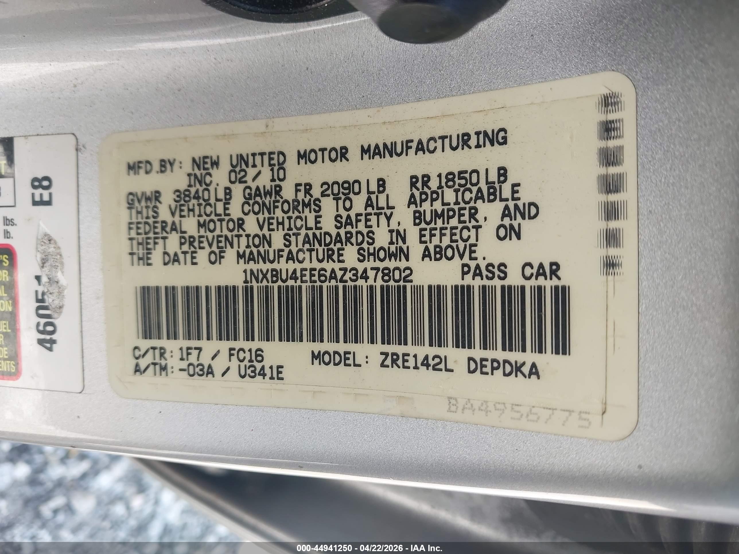 TOYOTA COROLLA image 9