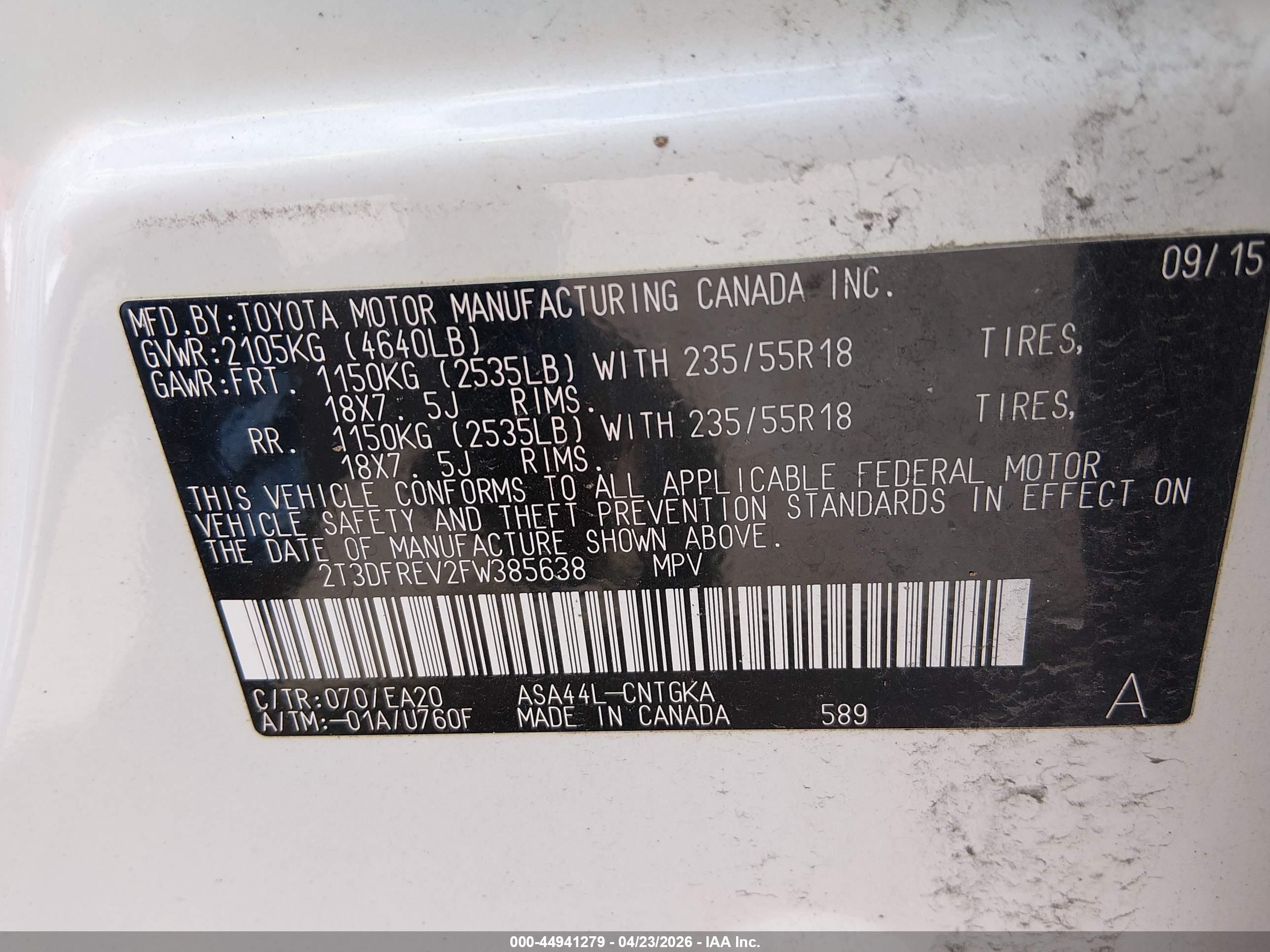 TOYOTA RAV4 image 9