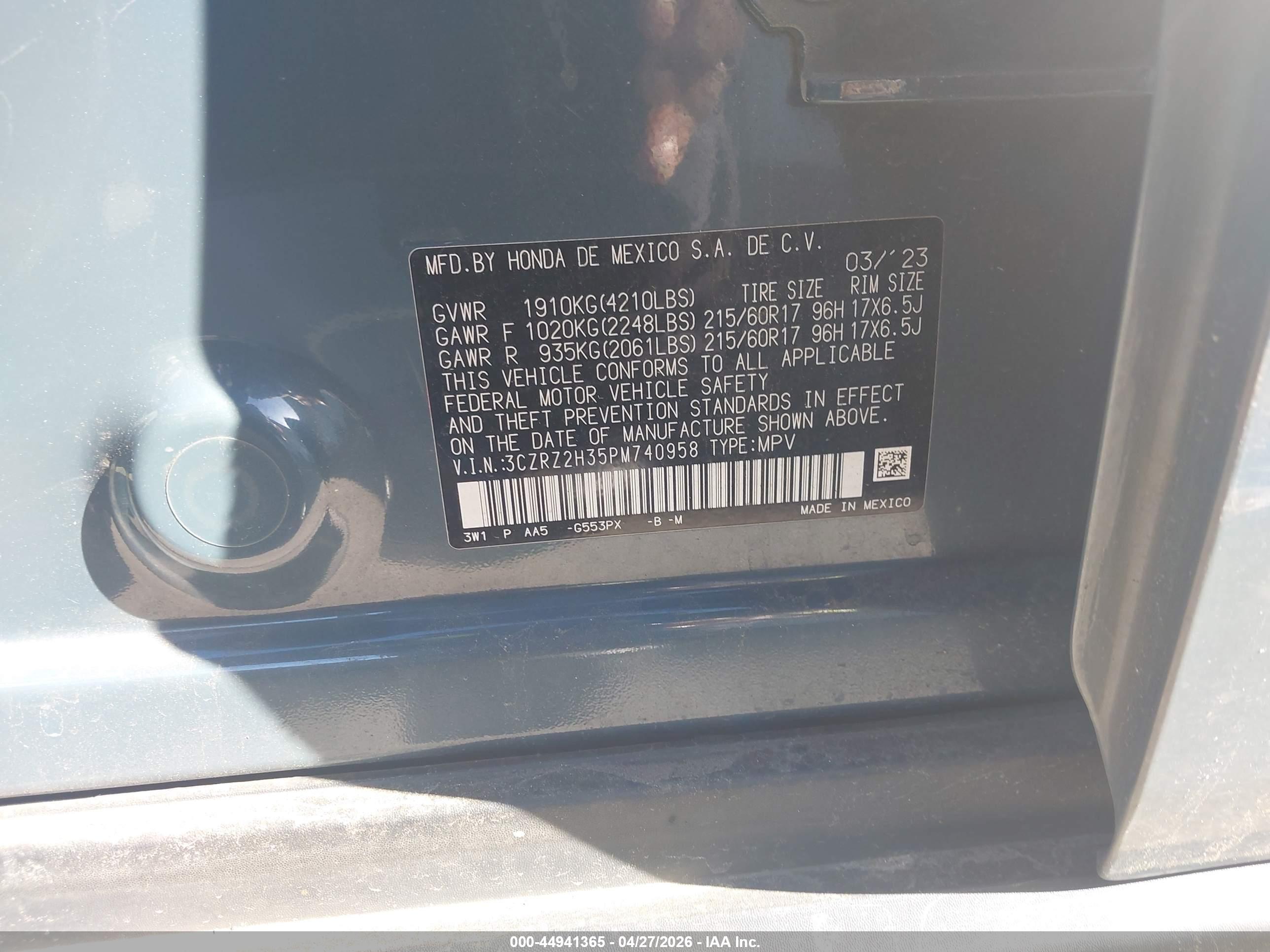HONDA HR-V image 9