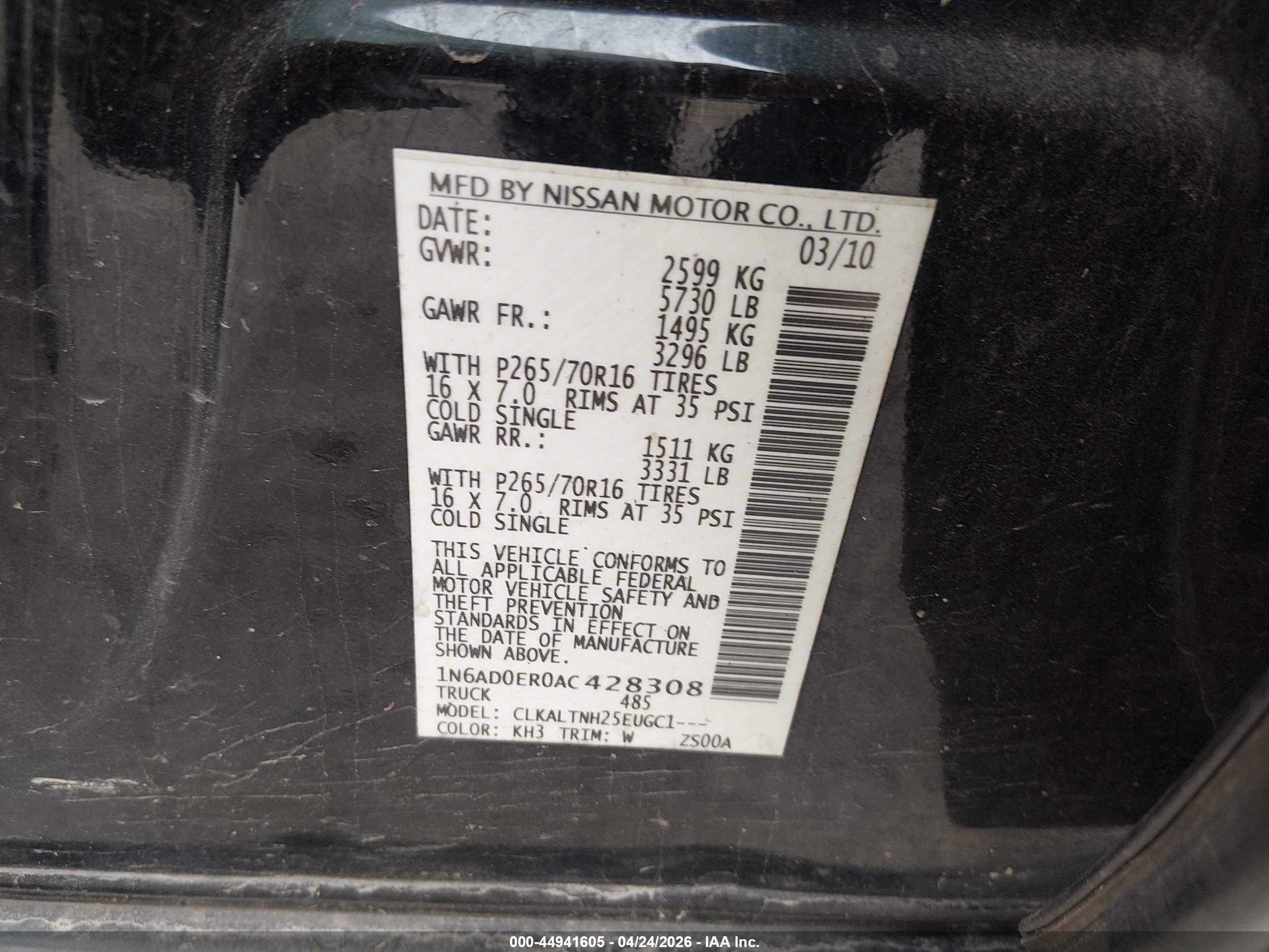 NISSAN FRONTIER image 9