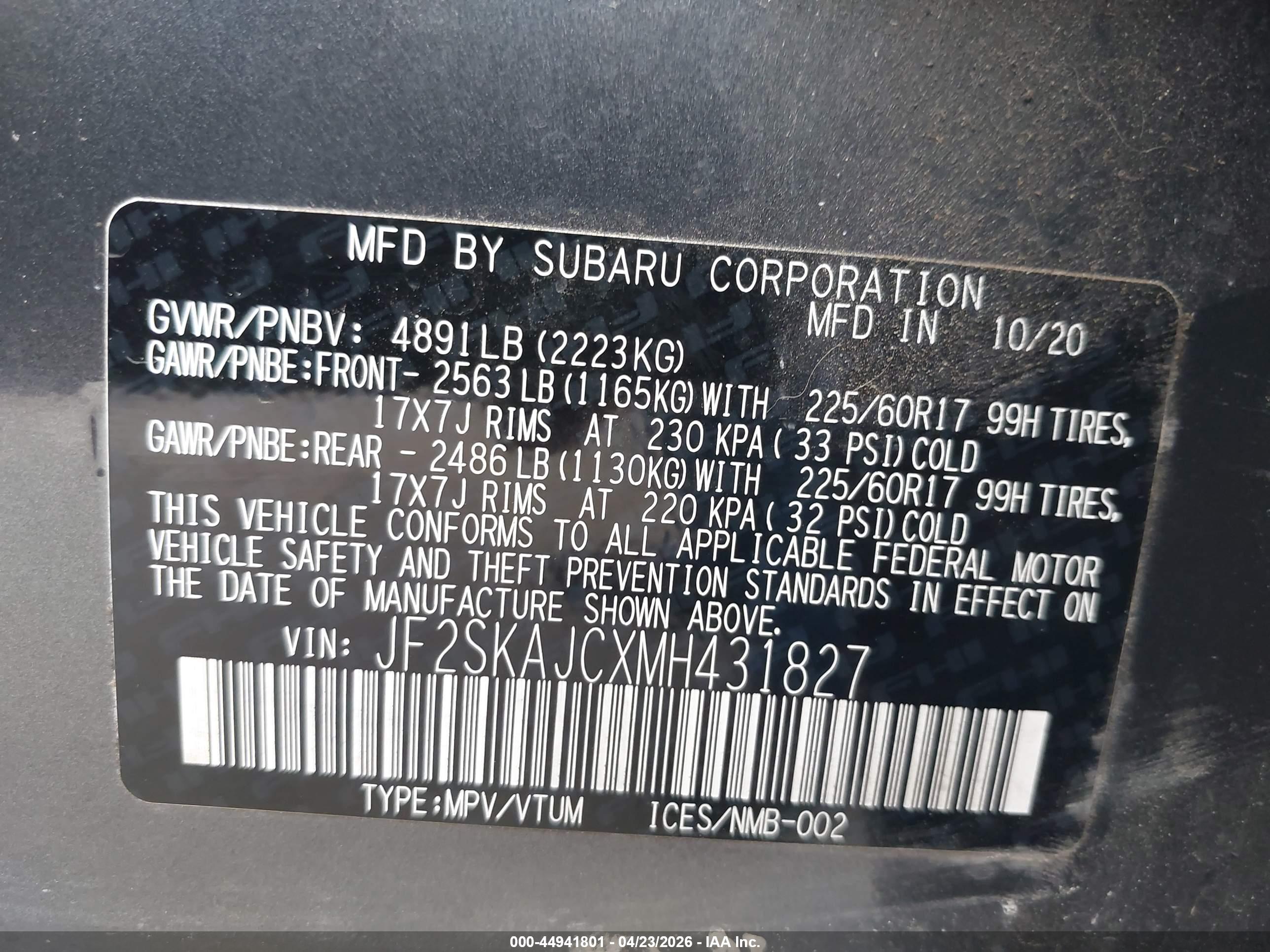 SUBARU FORESTER image 9