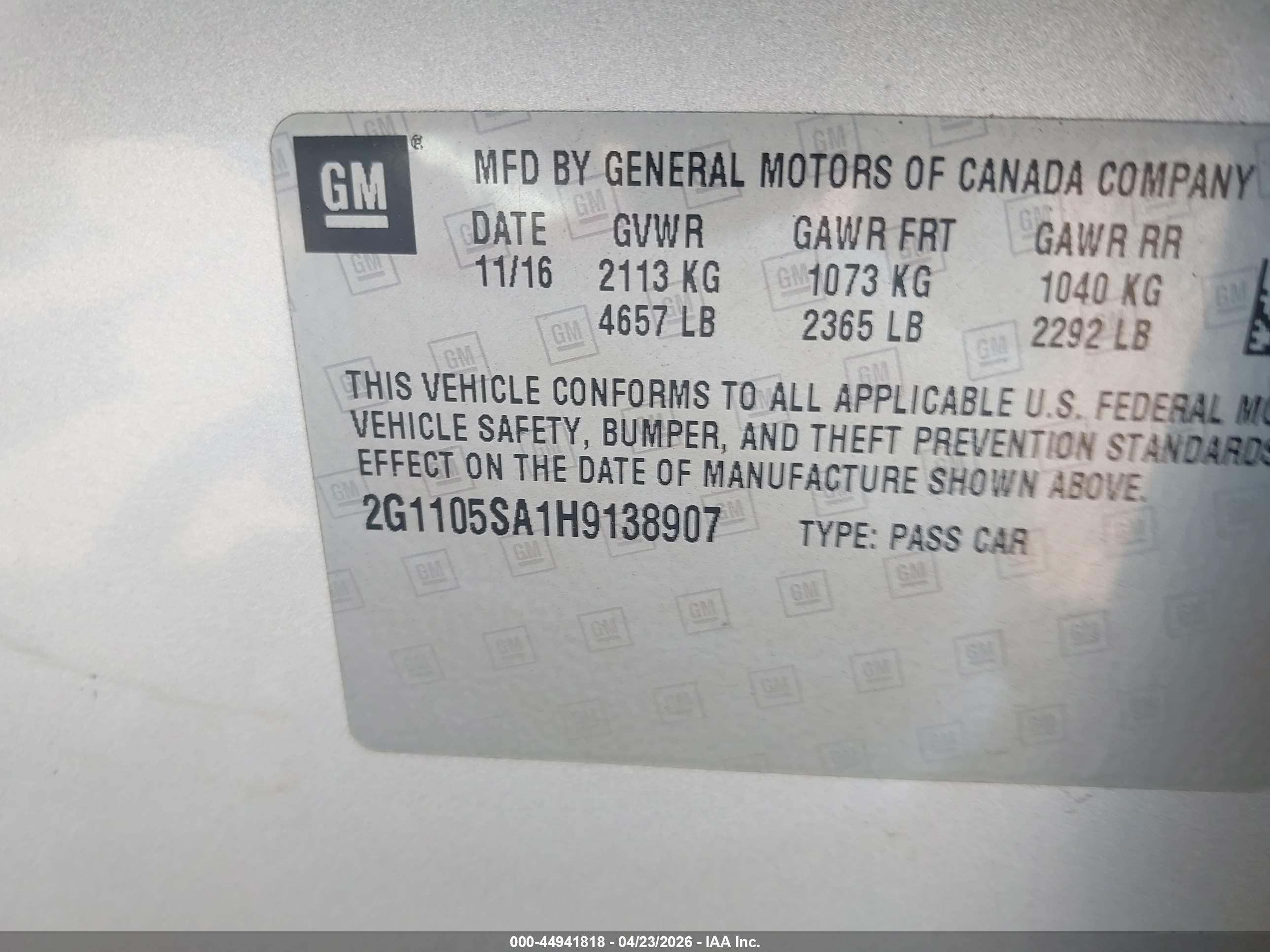 CHEVROLET IMPALA image 9