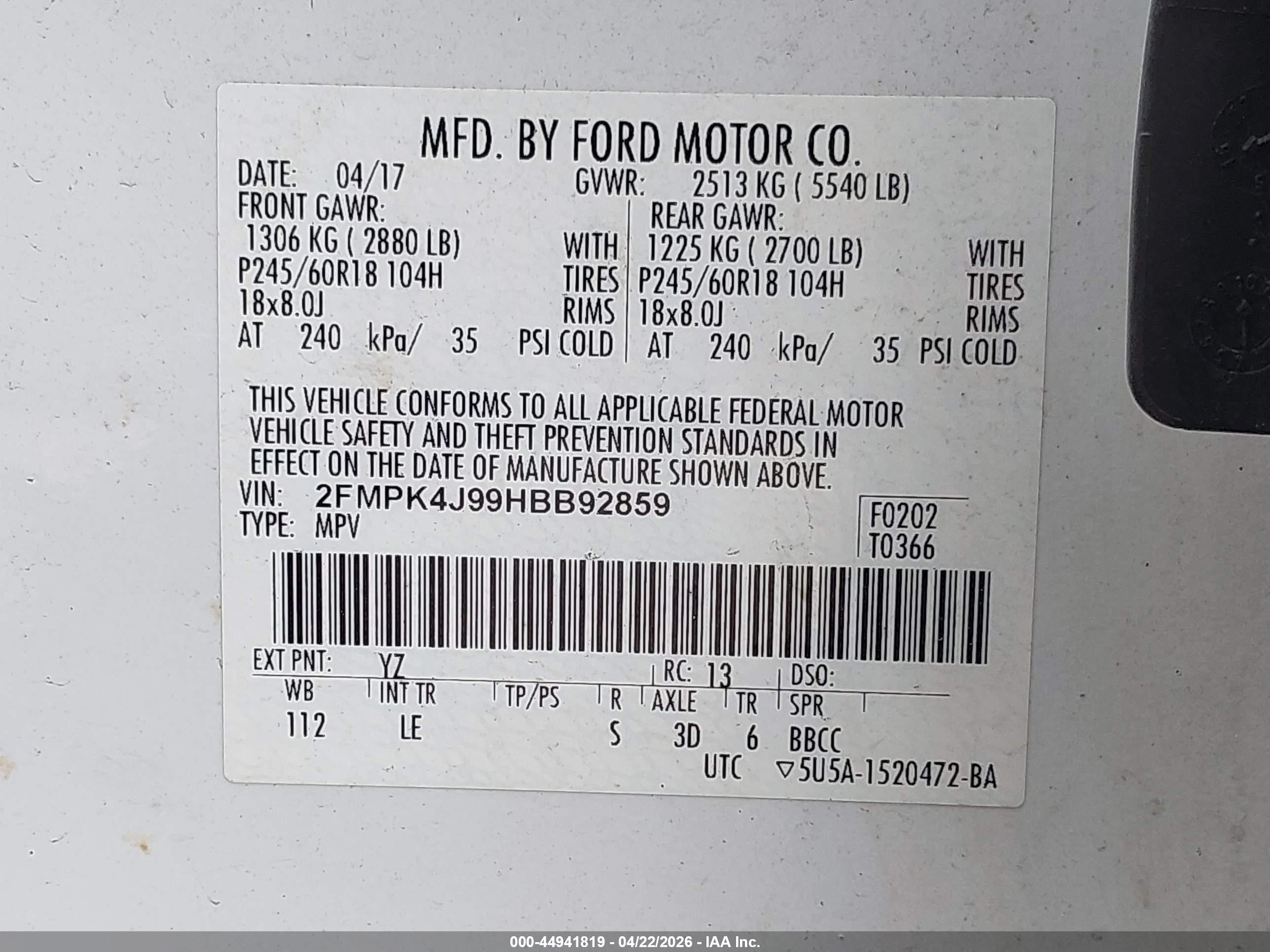 FORD EDGE image 9