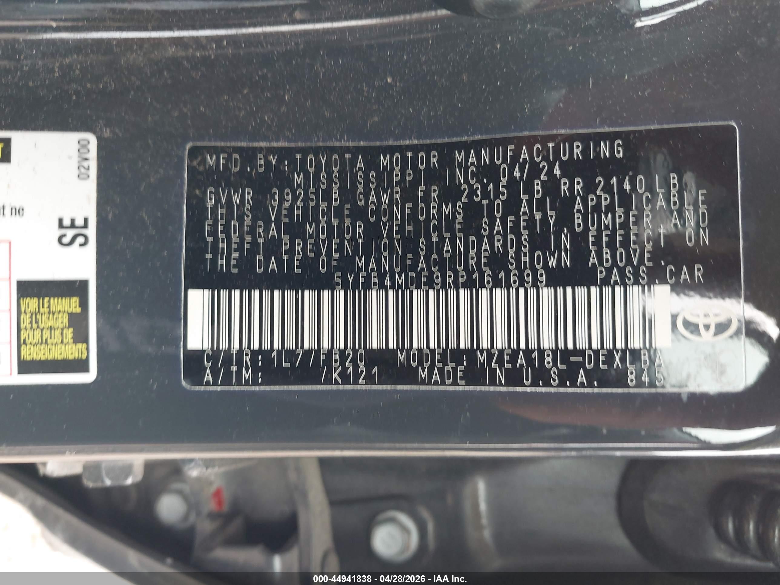 TOYOTA COROLLA image 9