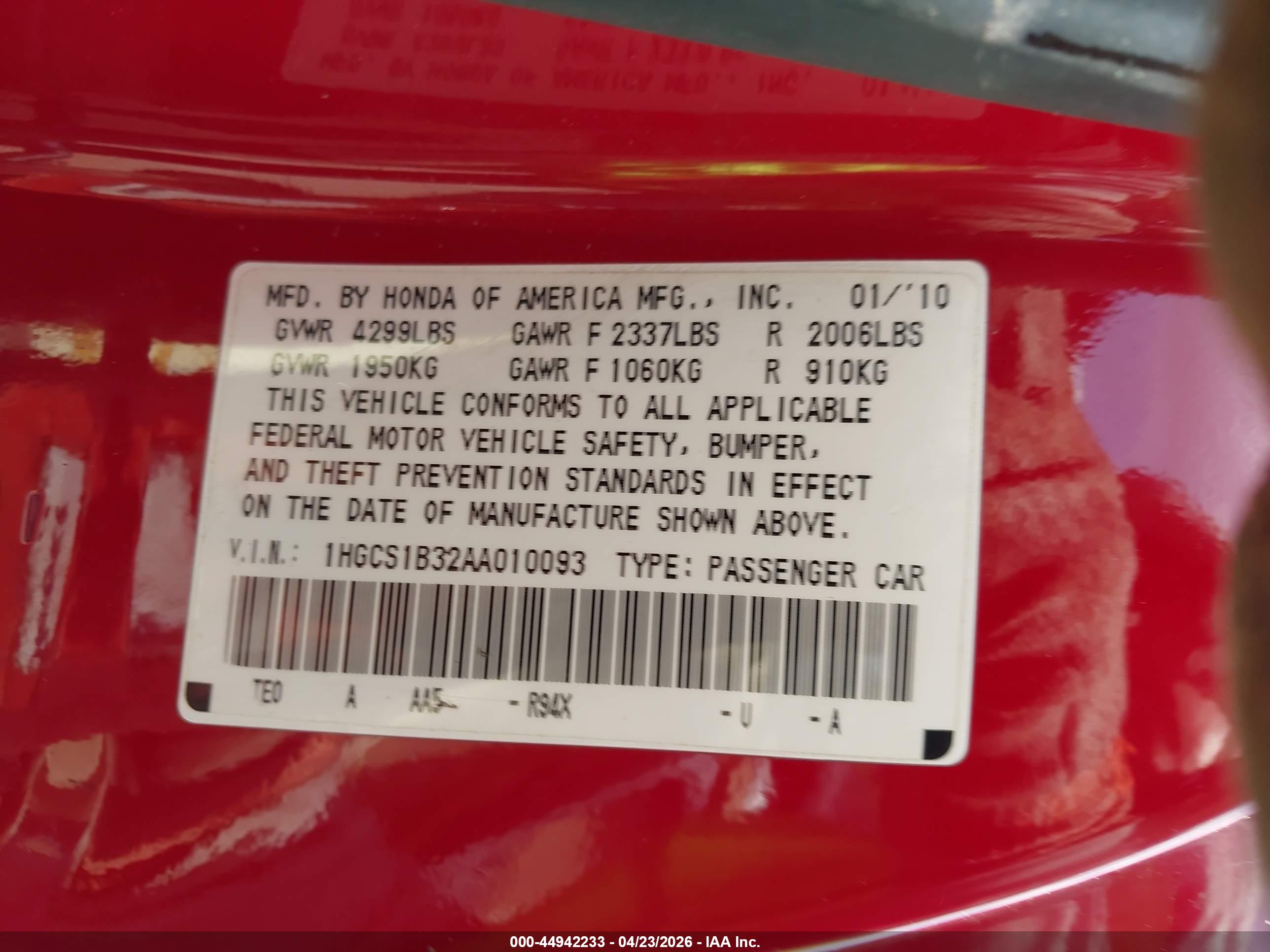 HONDA ACCORD image 9