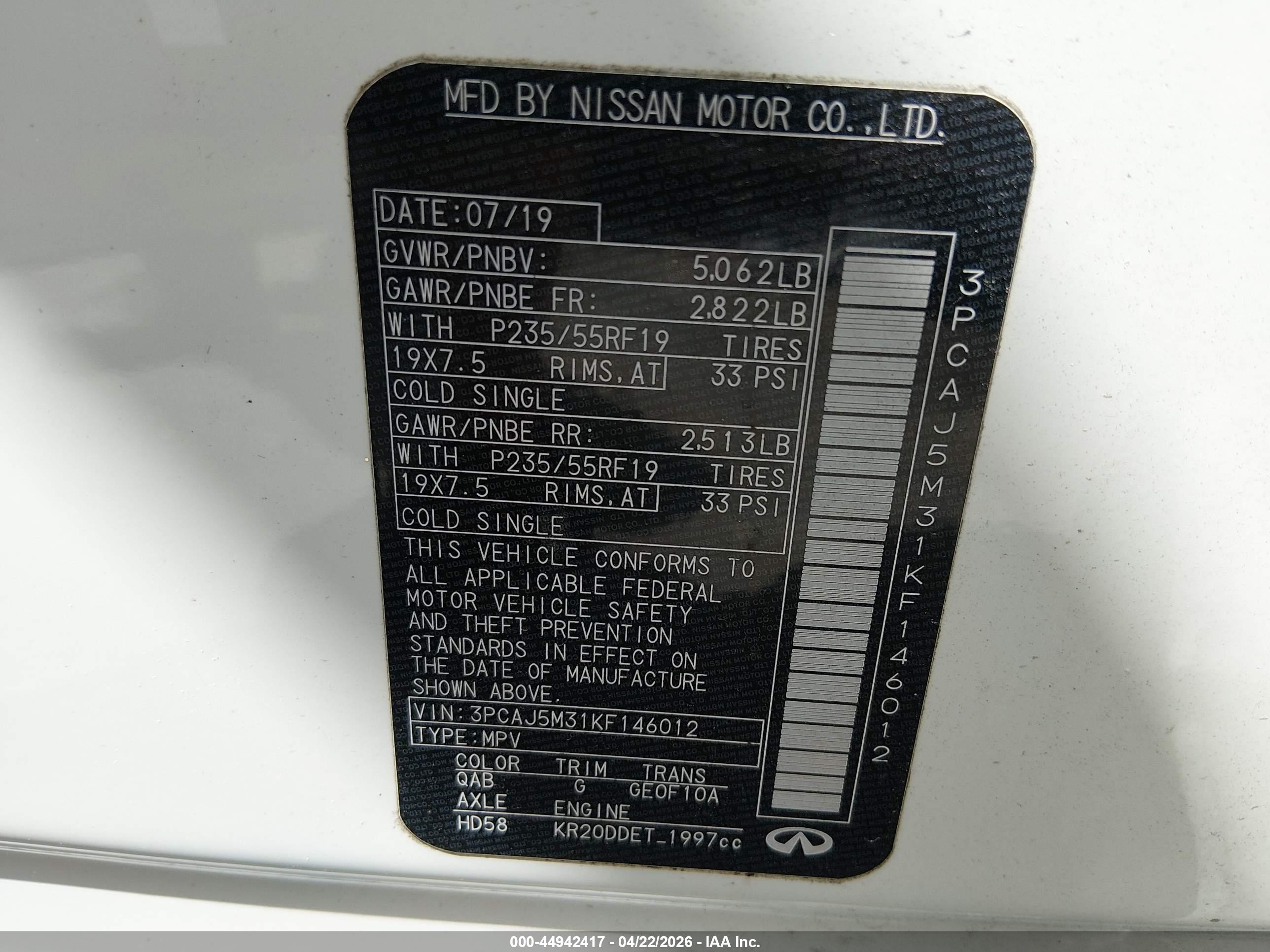 INFINITI QX50 image 9